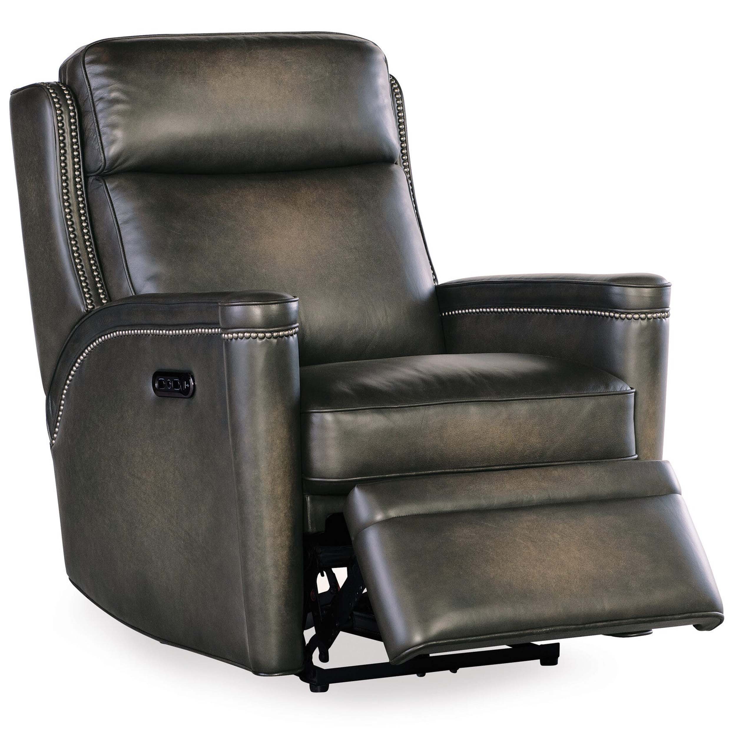 Hamilton Leather Power Recliner, Sarzana Castle - Image 5