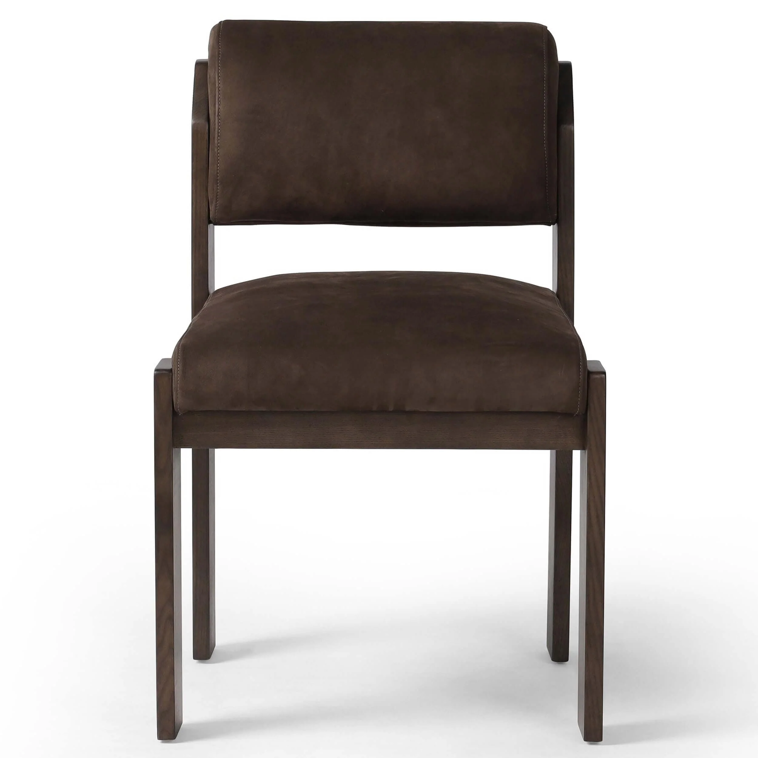Hamlet Leather Dining Chair, Cottswald Cigar Nubuck, Set of 2 - Image 2
