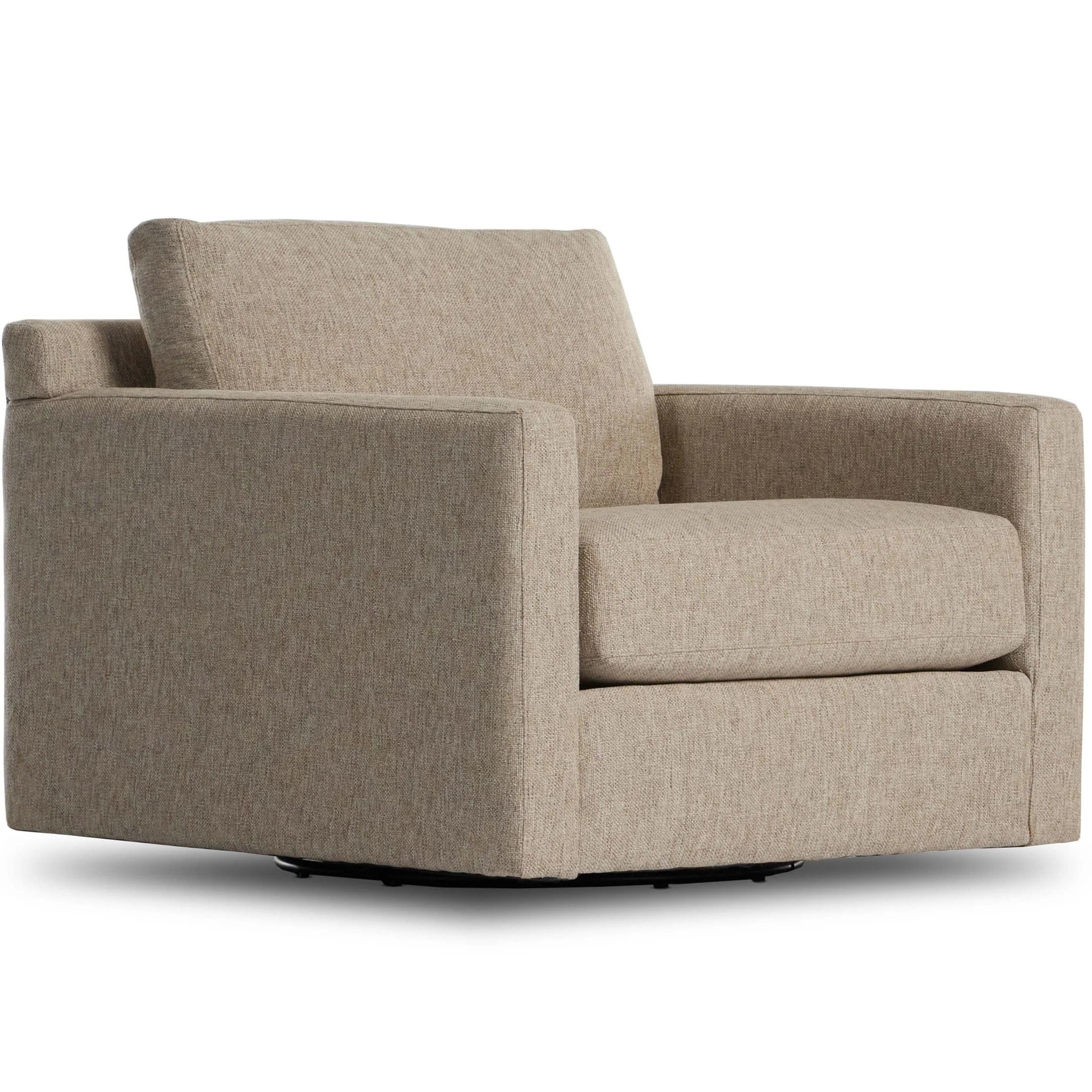 Hampton Swivel Chair, Delta Sand by Four Hands