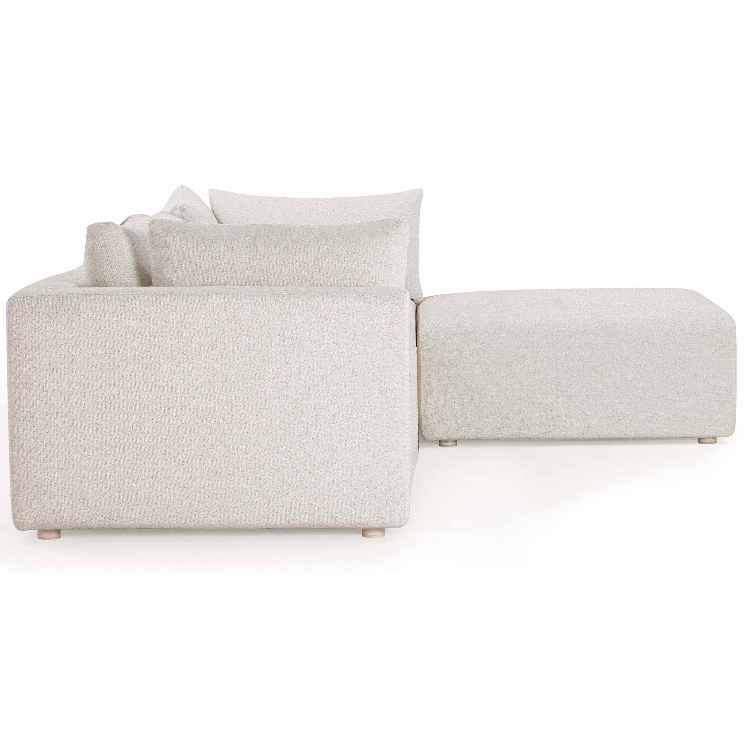 Hangover Outdoor Modular Sectional, Cream - Image 4