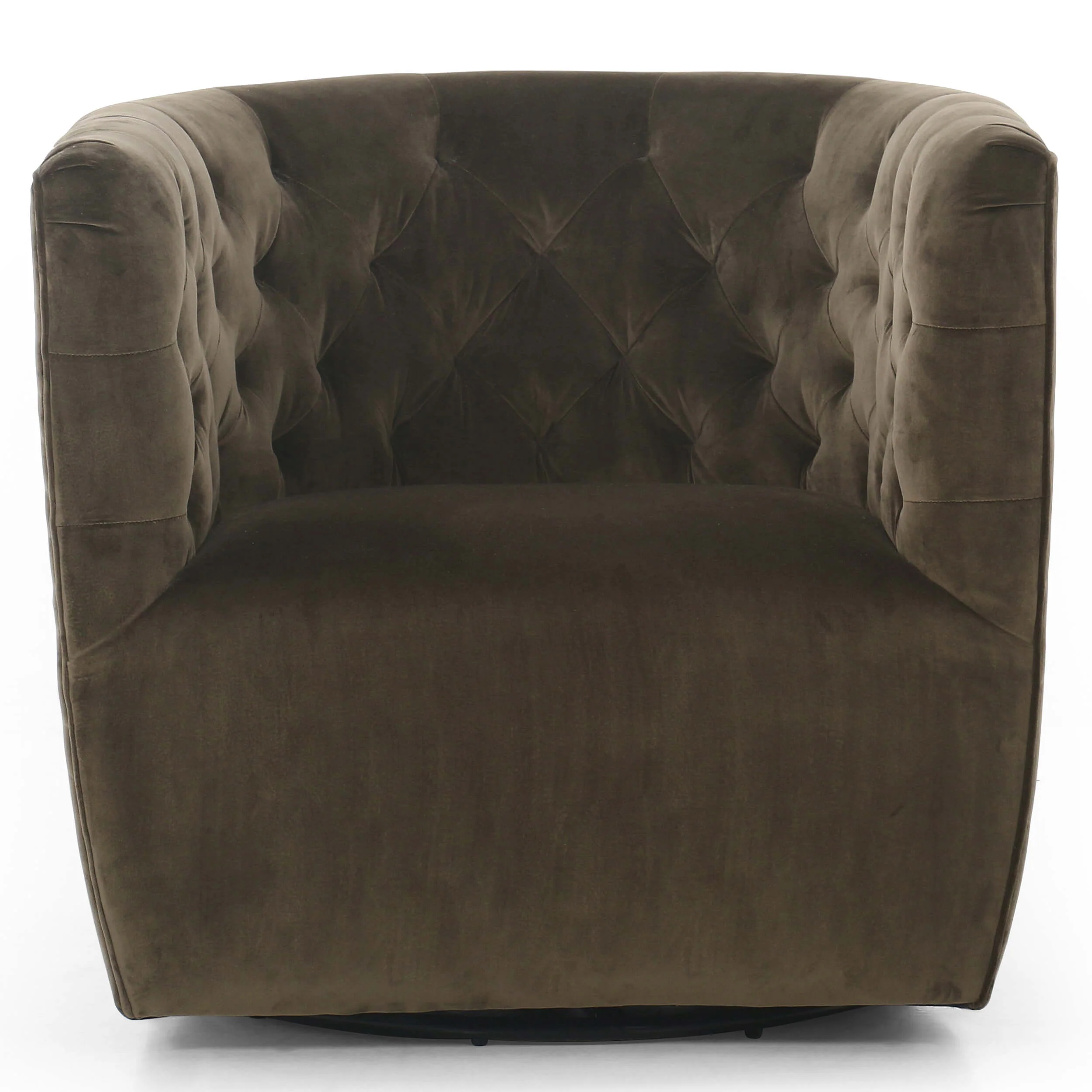 Hanover Swivel Chair, Surrey Olive by Four Hands - Image 3