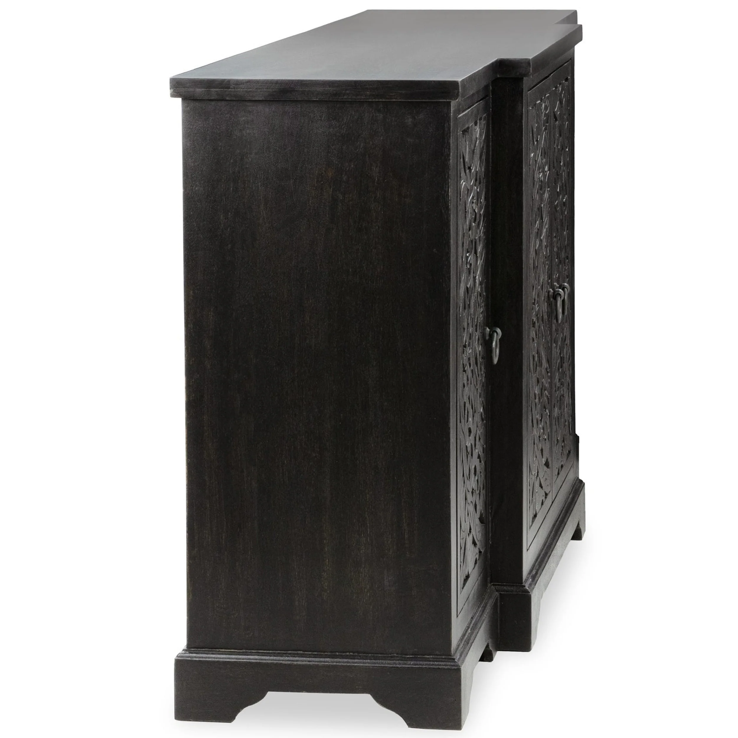 Harmony 4 Door Cabinet, Harvest Walnut - Image 3