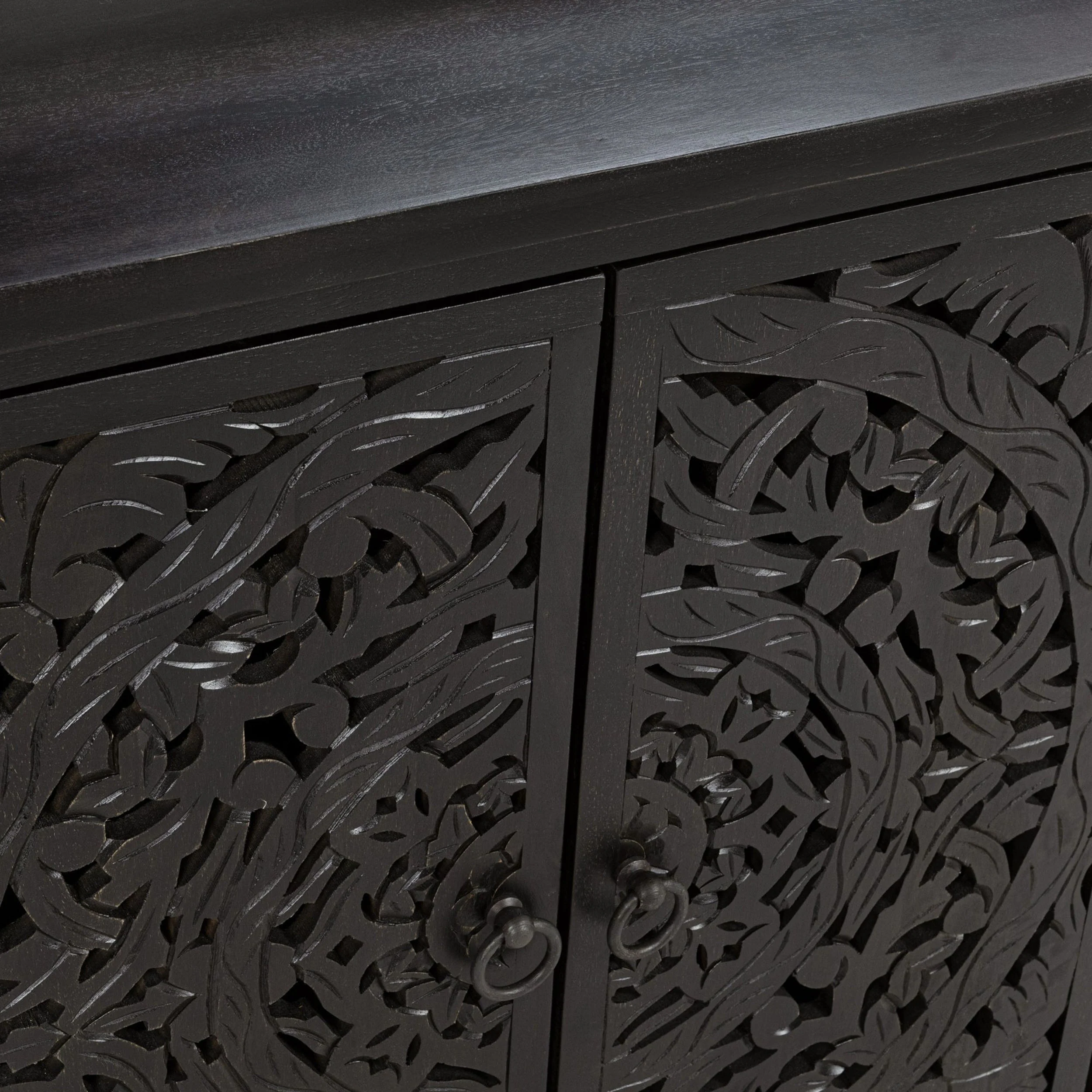 Harmony 4 Door Cabinet, Harvest Walnut - Image 6