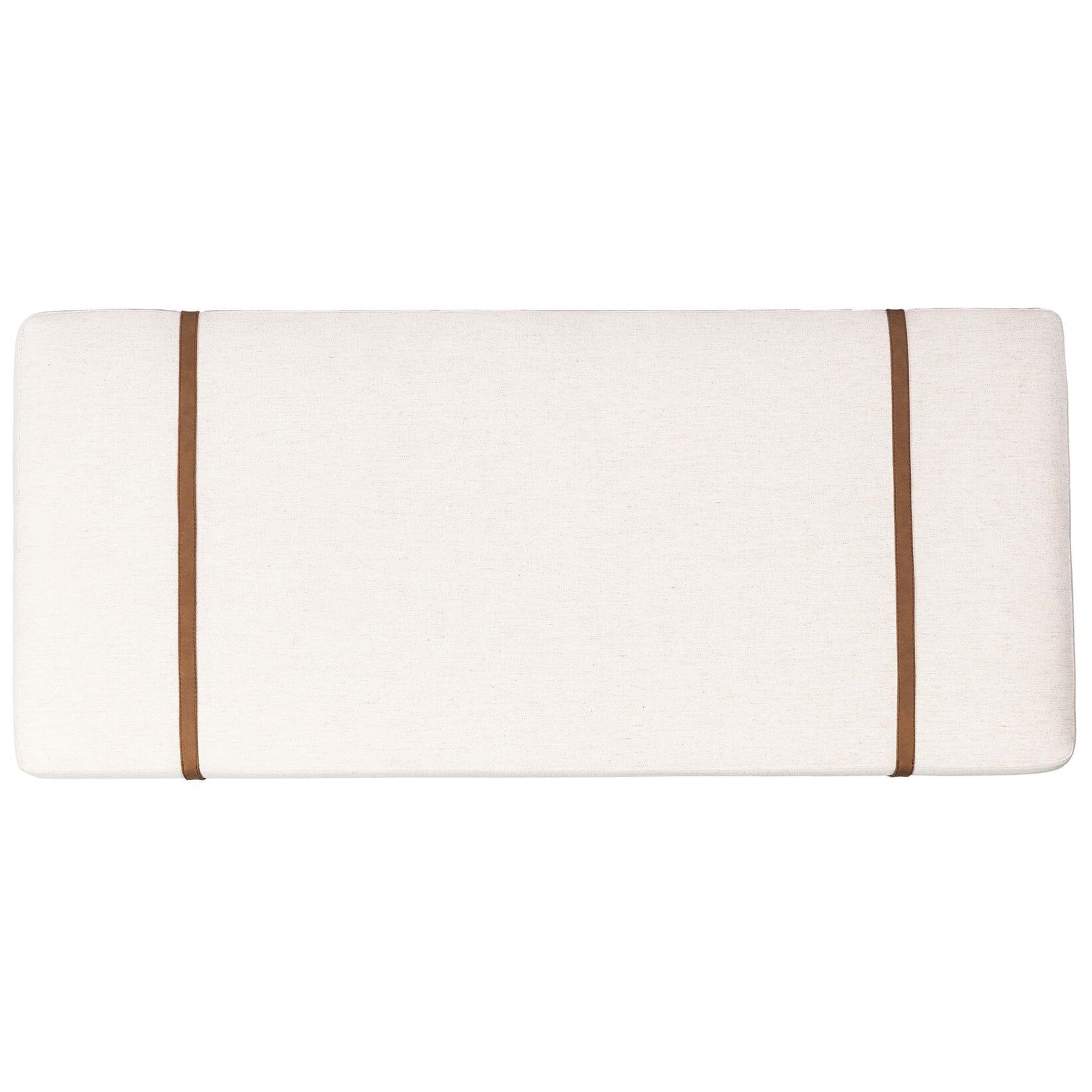 Harris Accent Bench, Nomad Snow by Four Hands - Image 4