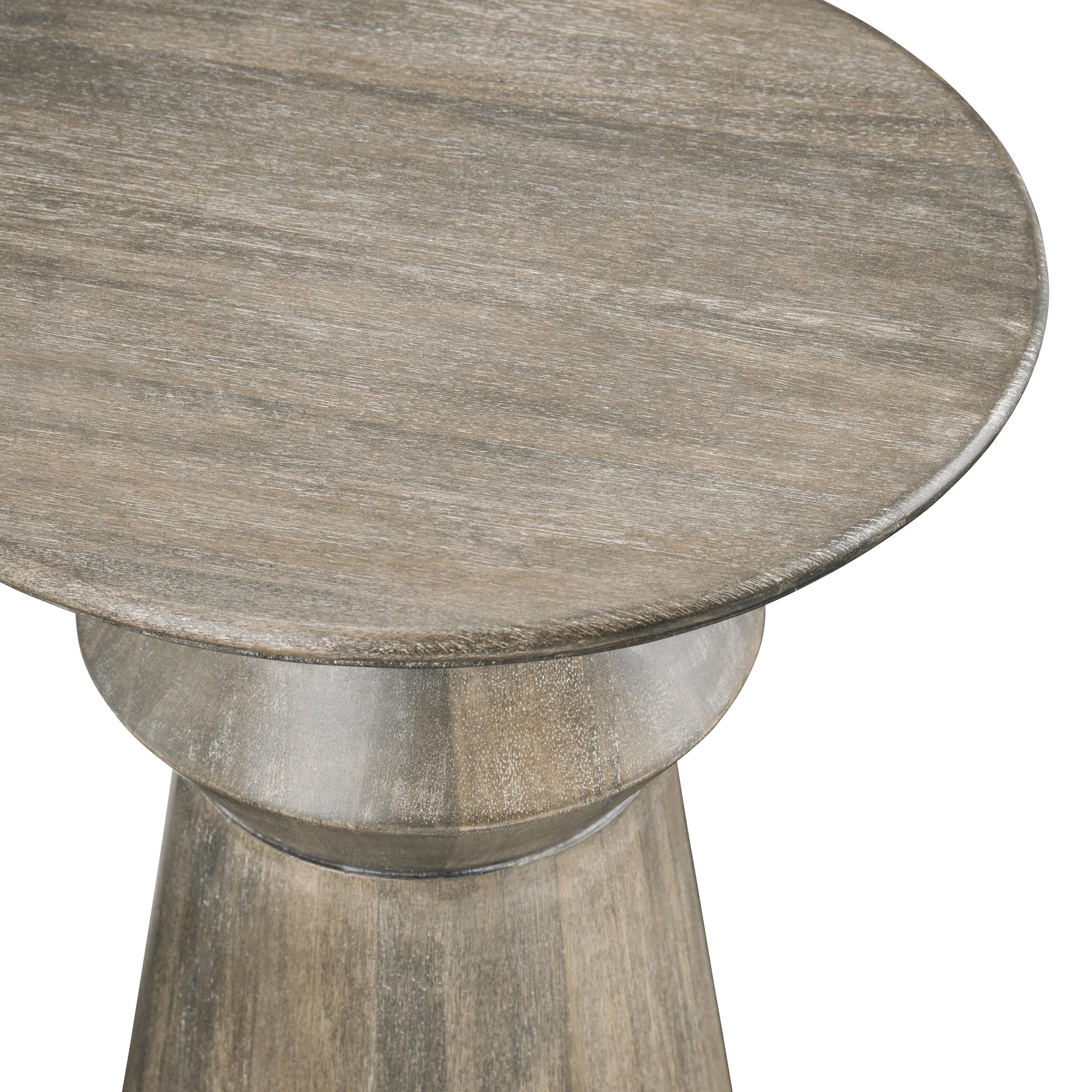 Harrison Accent Table, Brown - Image 2