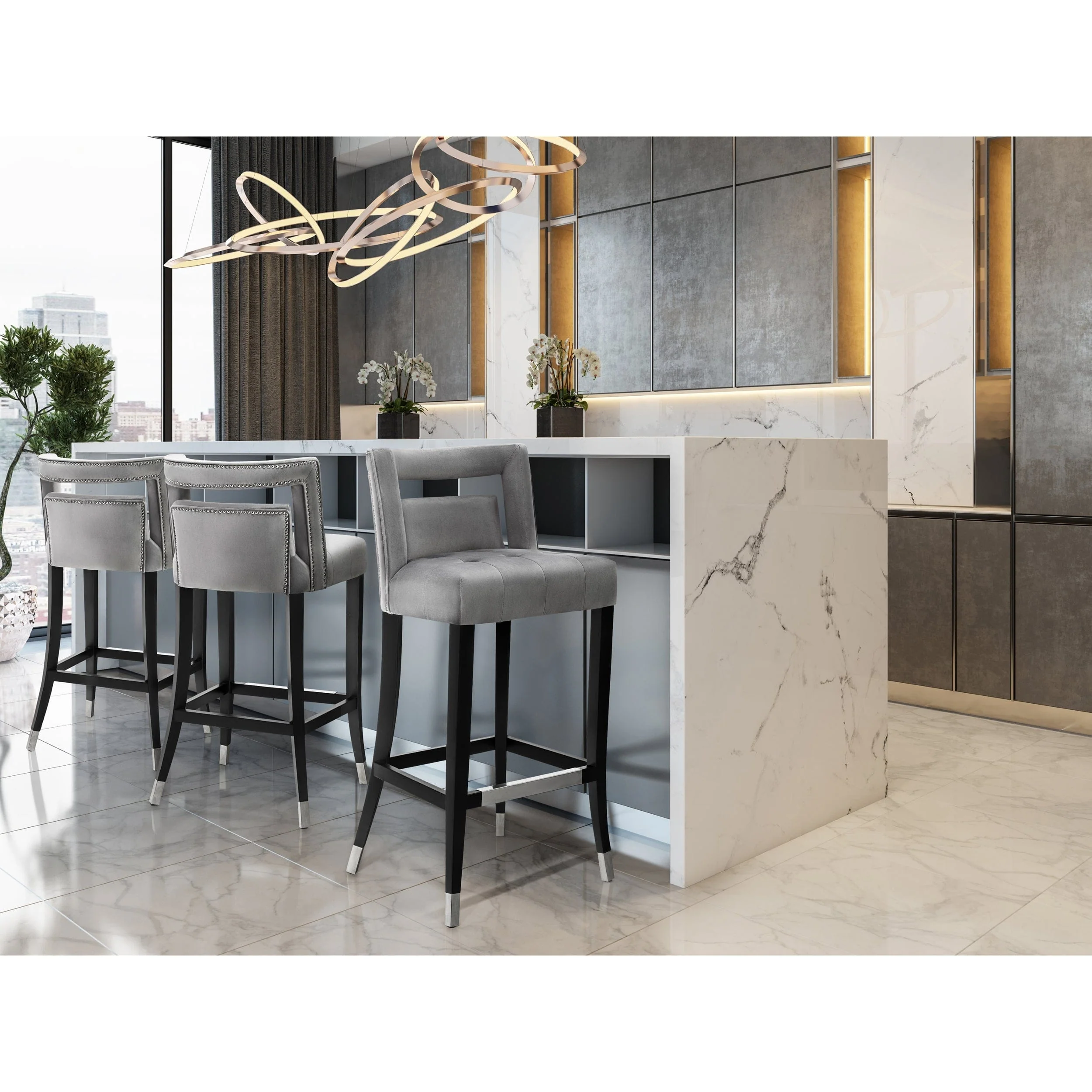 Hart Bar & Counter Stool, Grey - Image 5