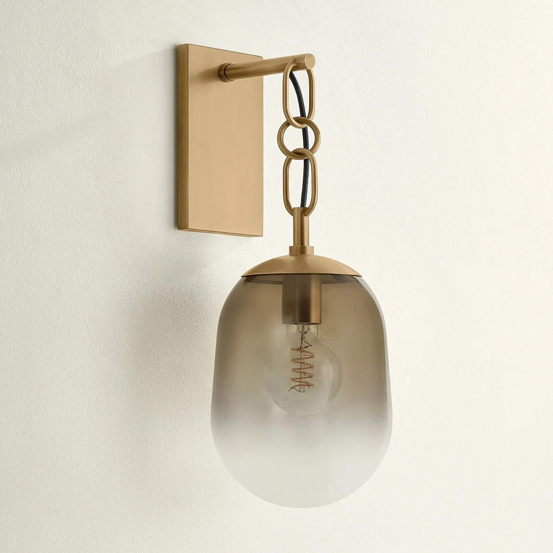 Harvey Wall Sconce, Patina Brasss - Image 2