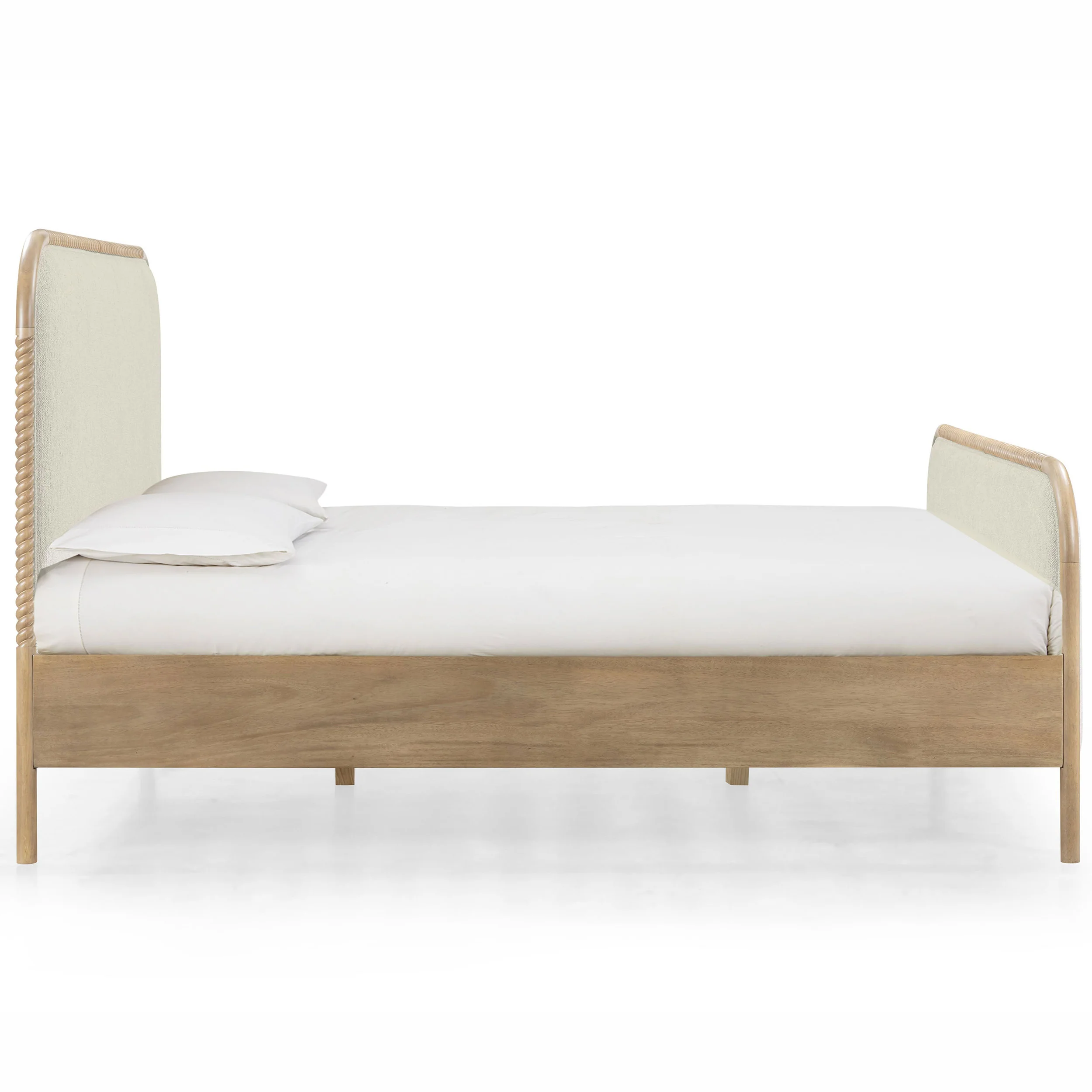 Hatia Panel Bed, Natural - Image 3