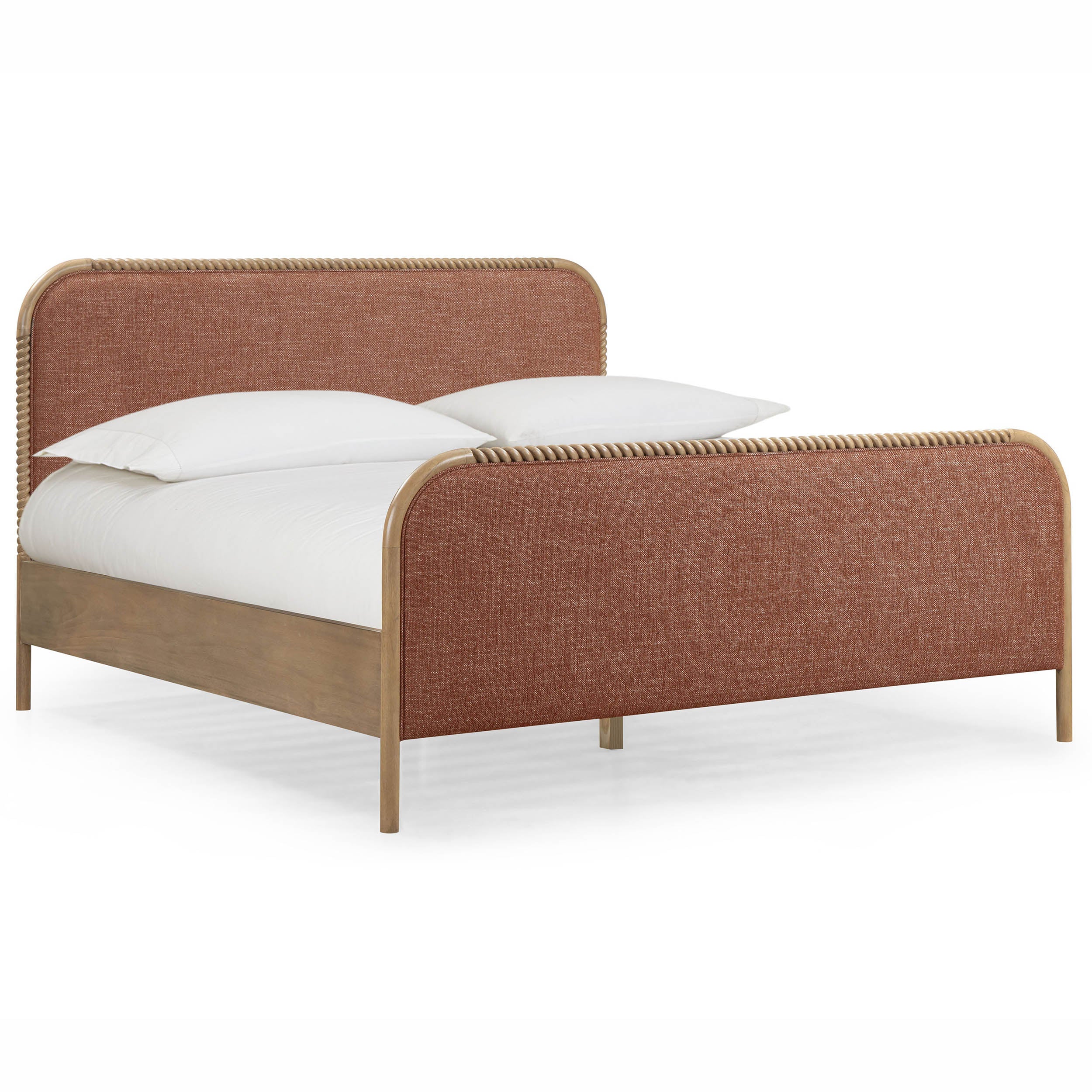 Hatia Panel Bed, Sienna Red - Image 5