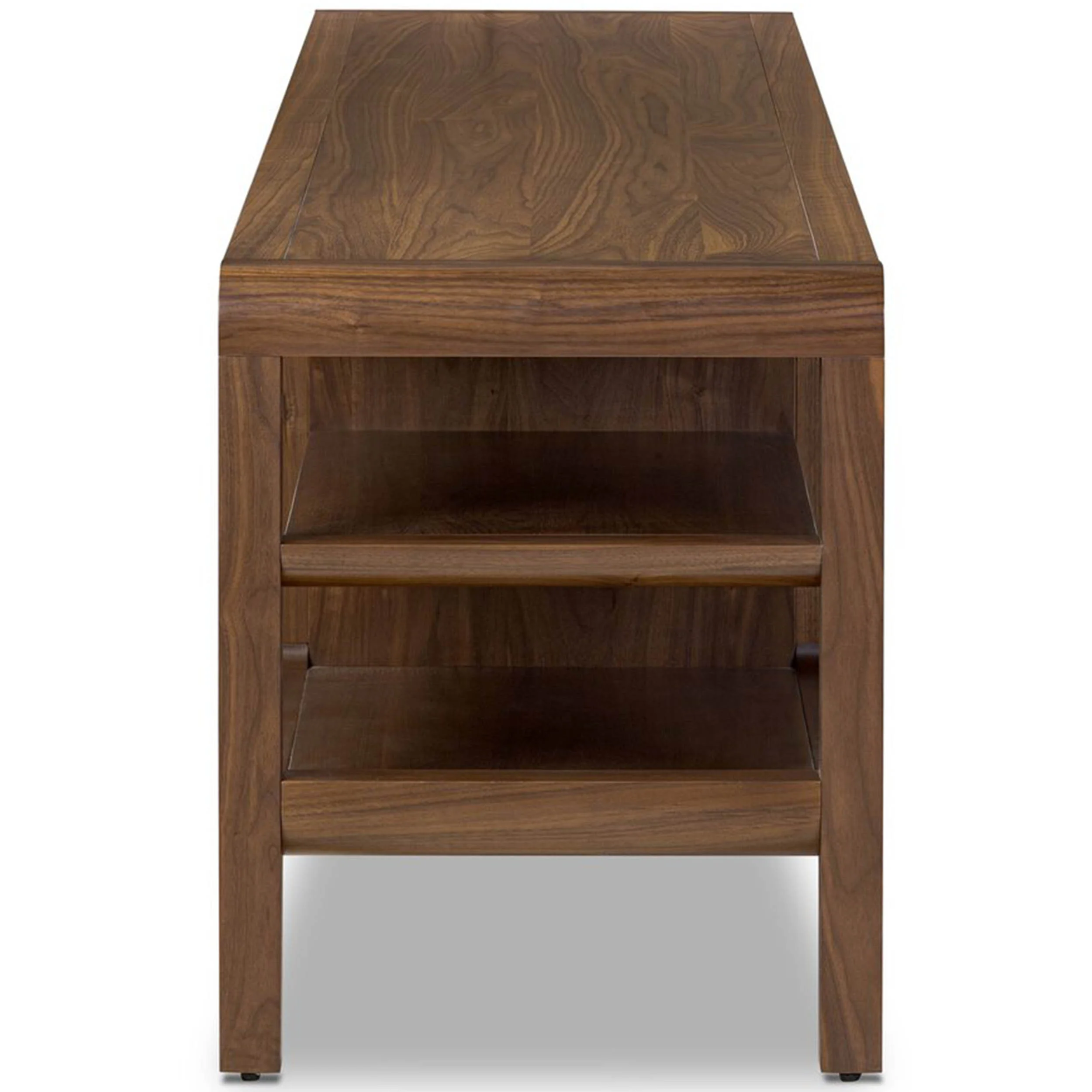 Hawkes Media Console, Dark Walnut by Four Hands - Image 3
