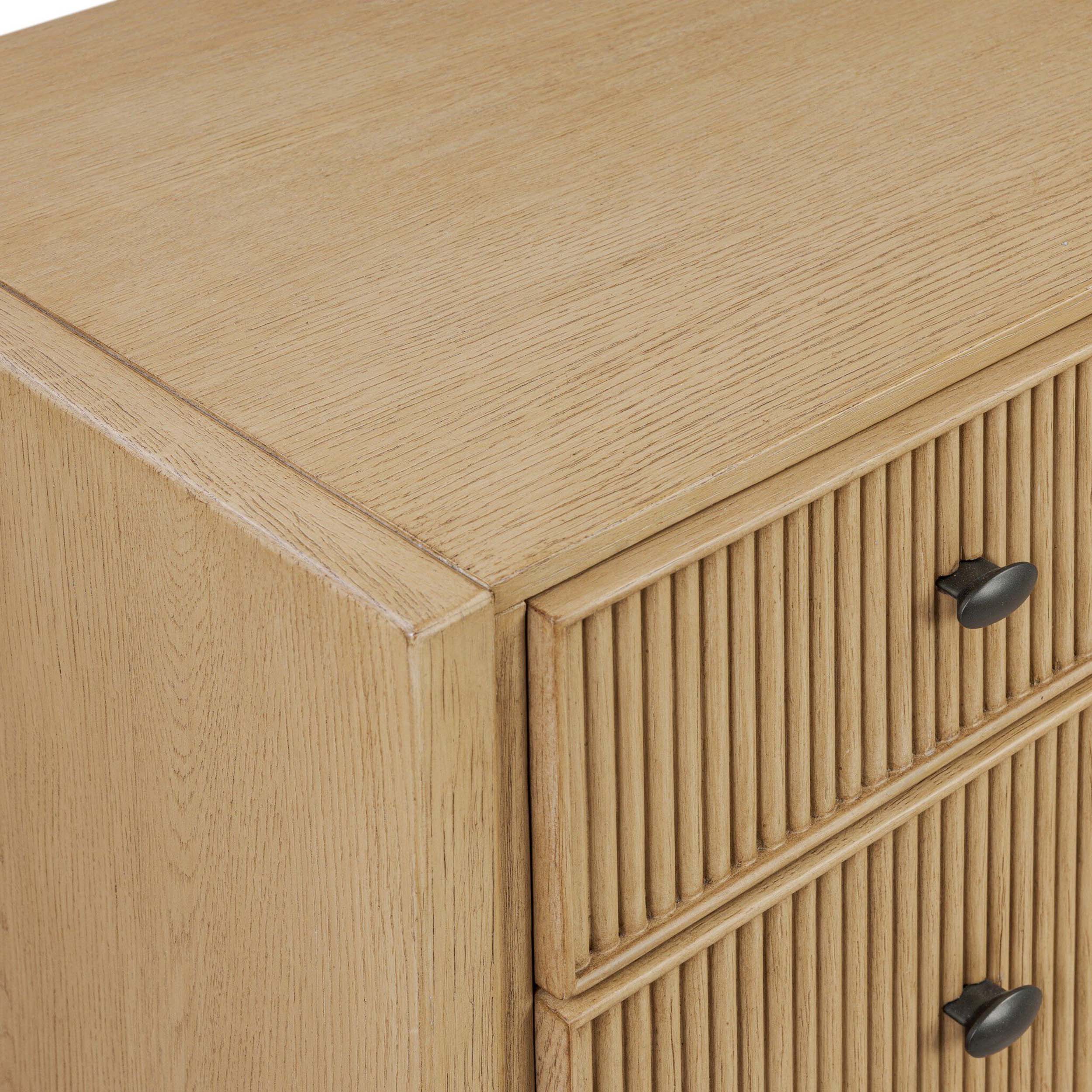 Hazel 6 Drawer Dresser, Light Wash by Four Hands - Image 5