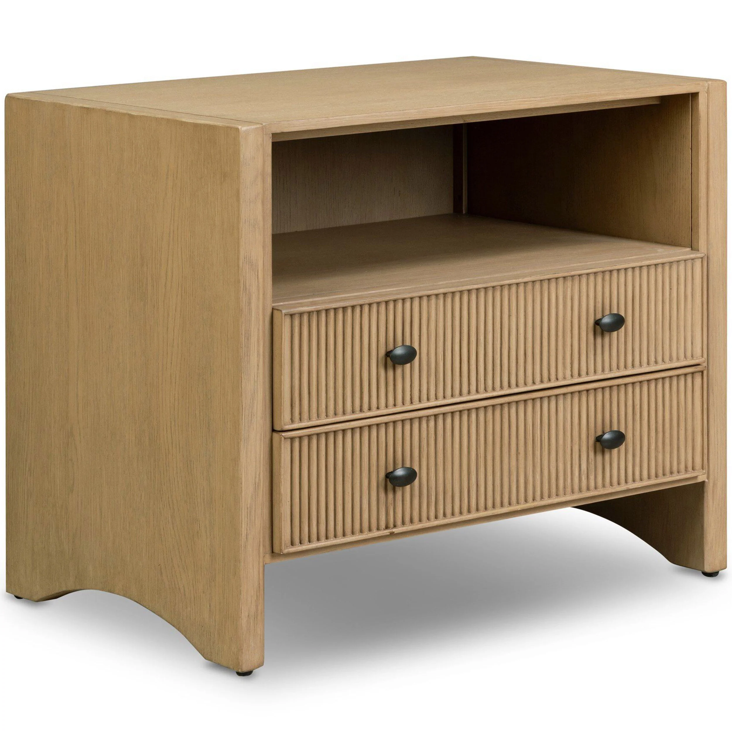 Hazel Nightstand, Light Wash by Four Hands