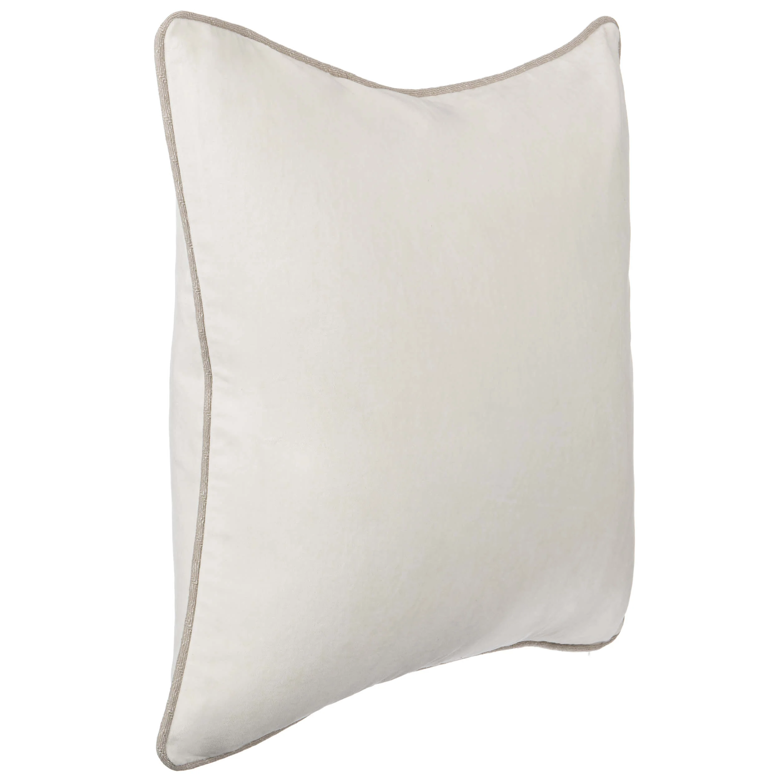 Heirloom Velvet Pillow, Ivory - Image 3