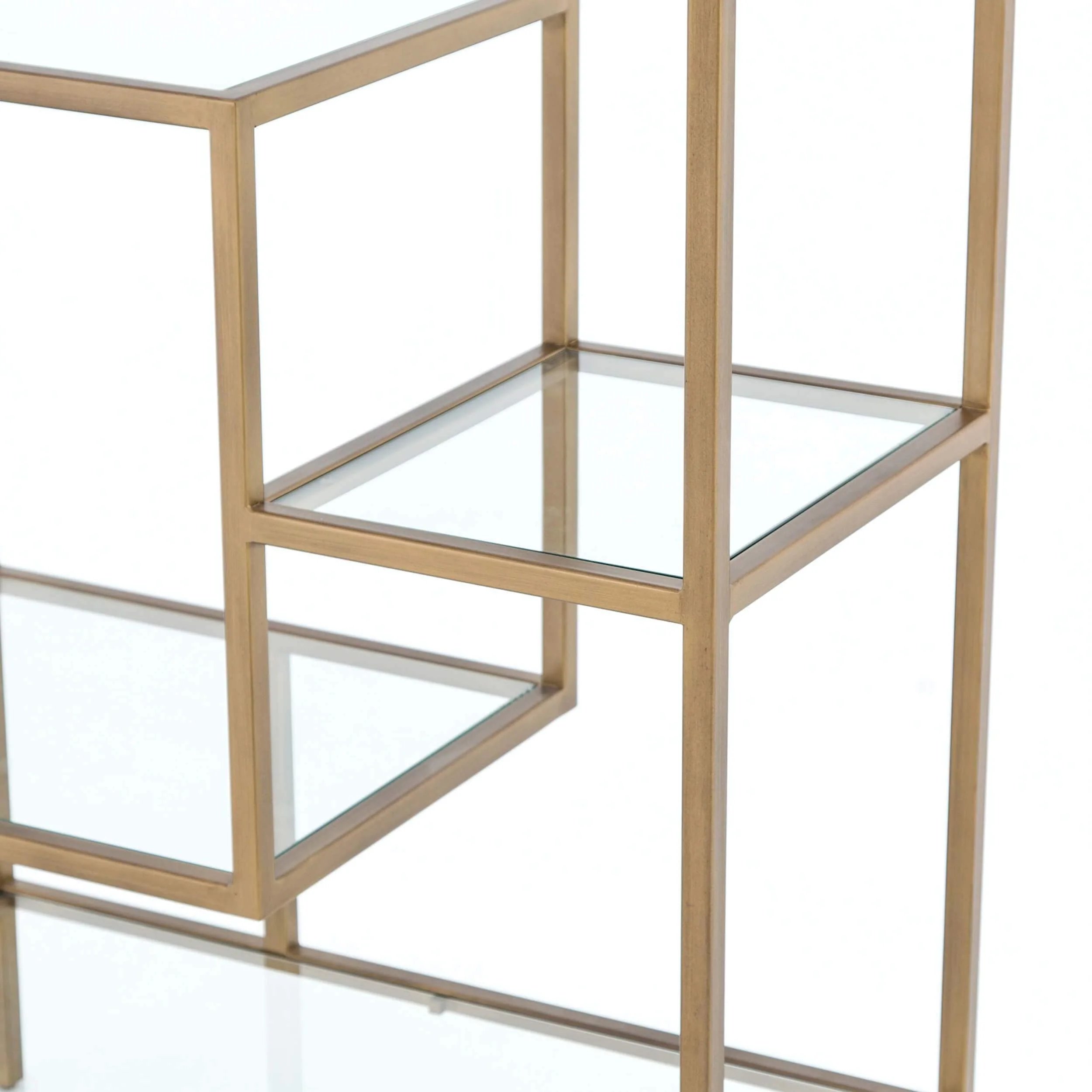 Helena Bookshelf, Antique Brass by Four Hands - Image 10