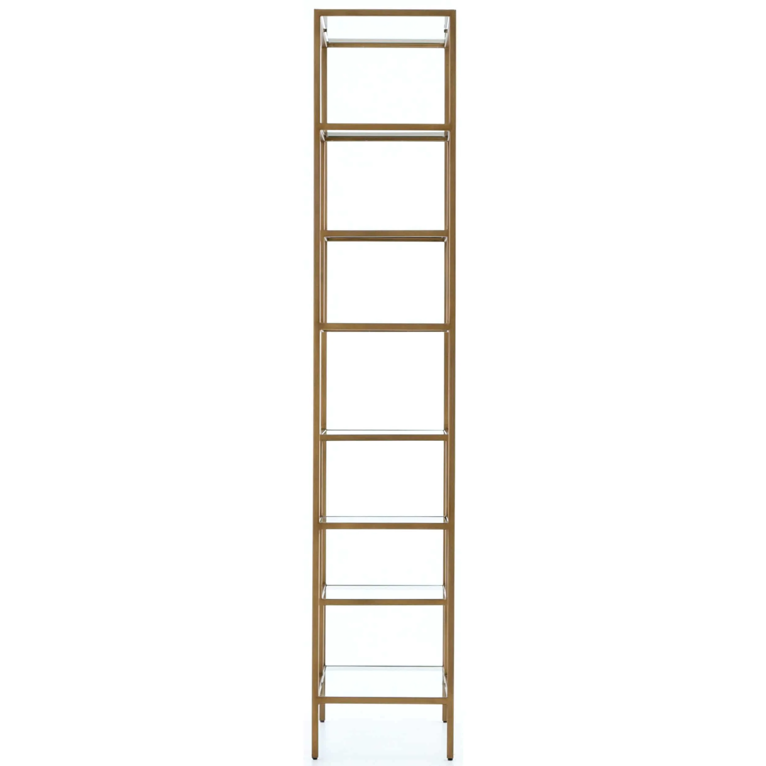 Helena Bookshelf, Antique Brass by Four Hands - Image 3