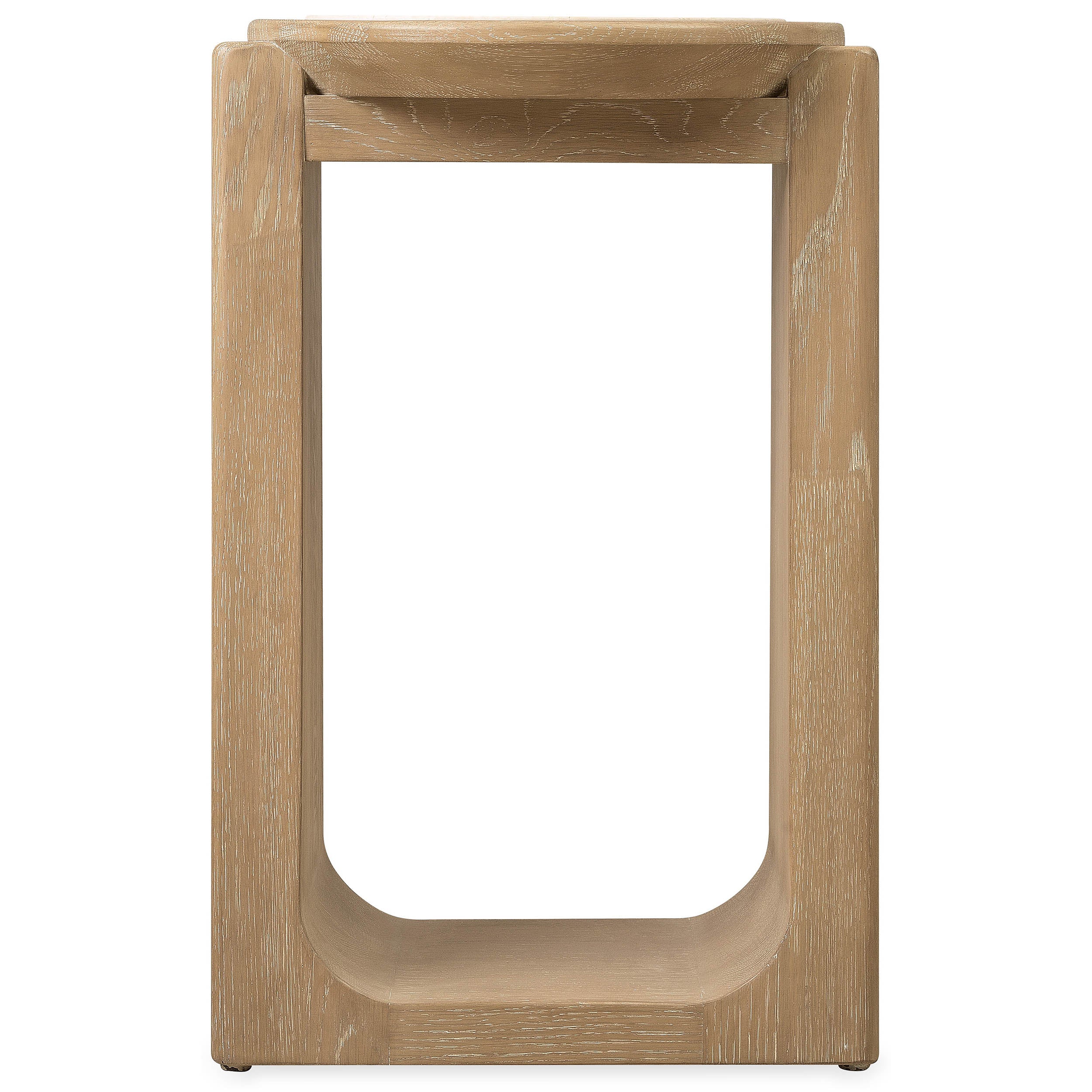 Helena Marble Top Spot Table, Light Wood - Image 2
