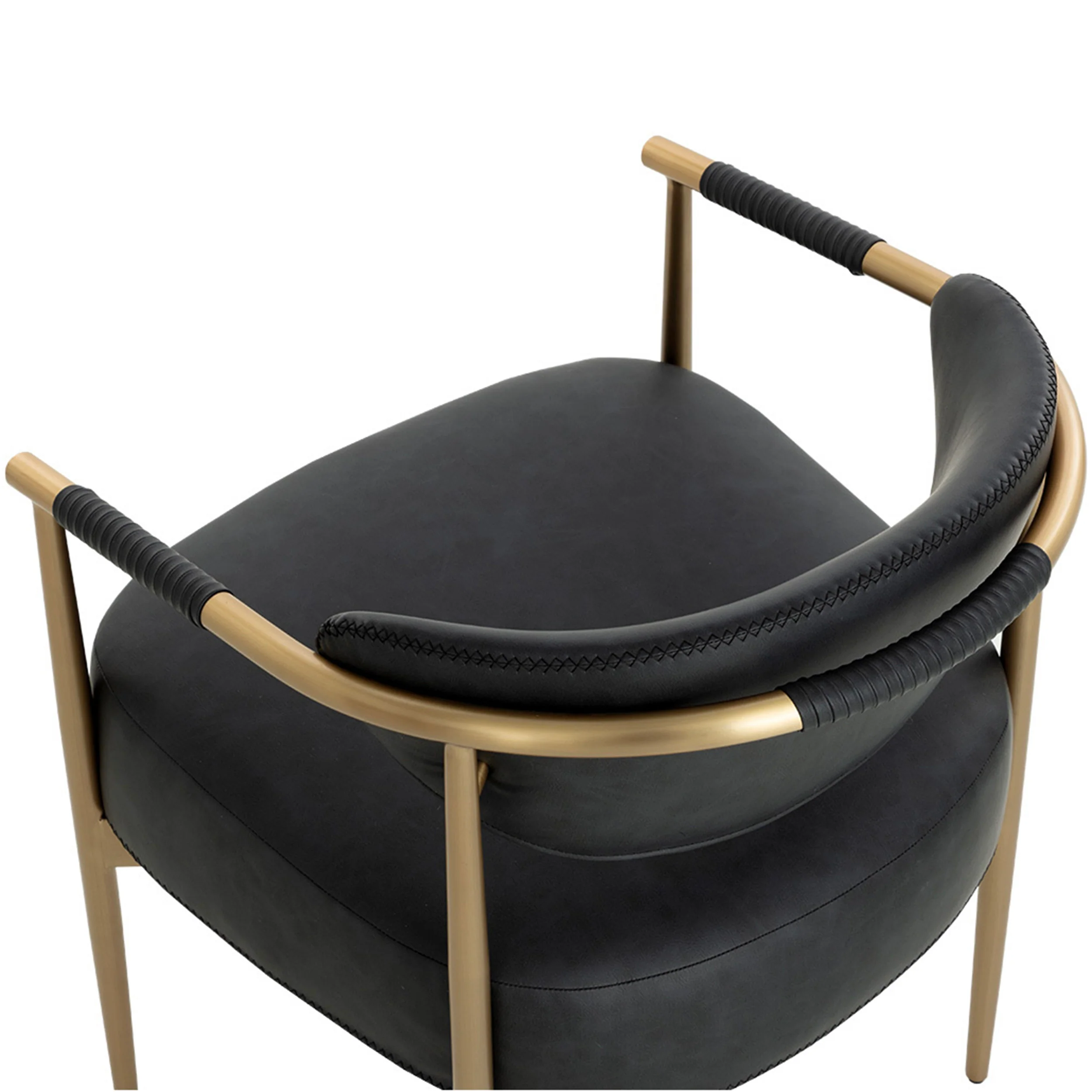 Heloise Arm Dining Chair, Bravo Black, Set of 2 - Image 5