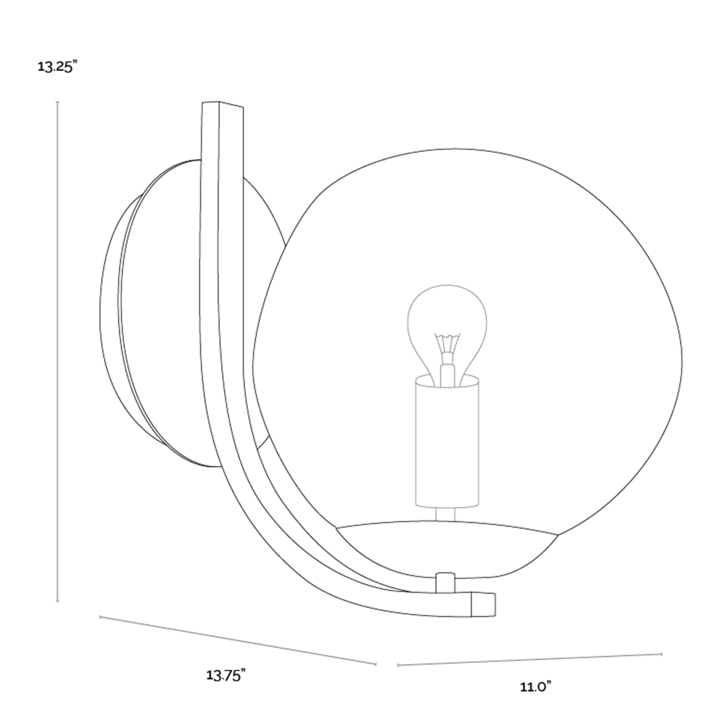 Dionis Sconce, Grey - Image 3