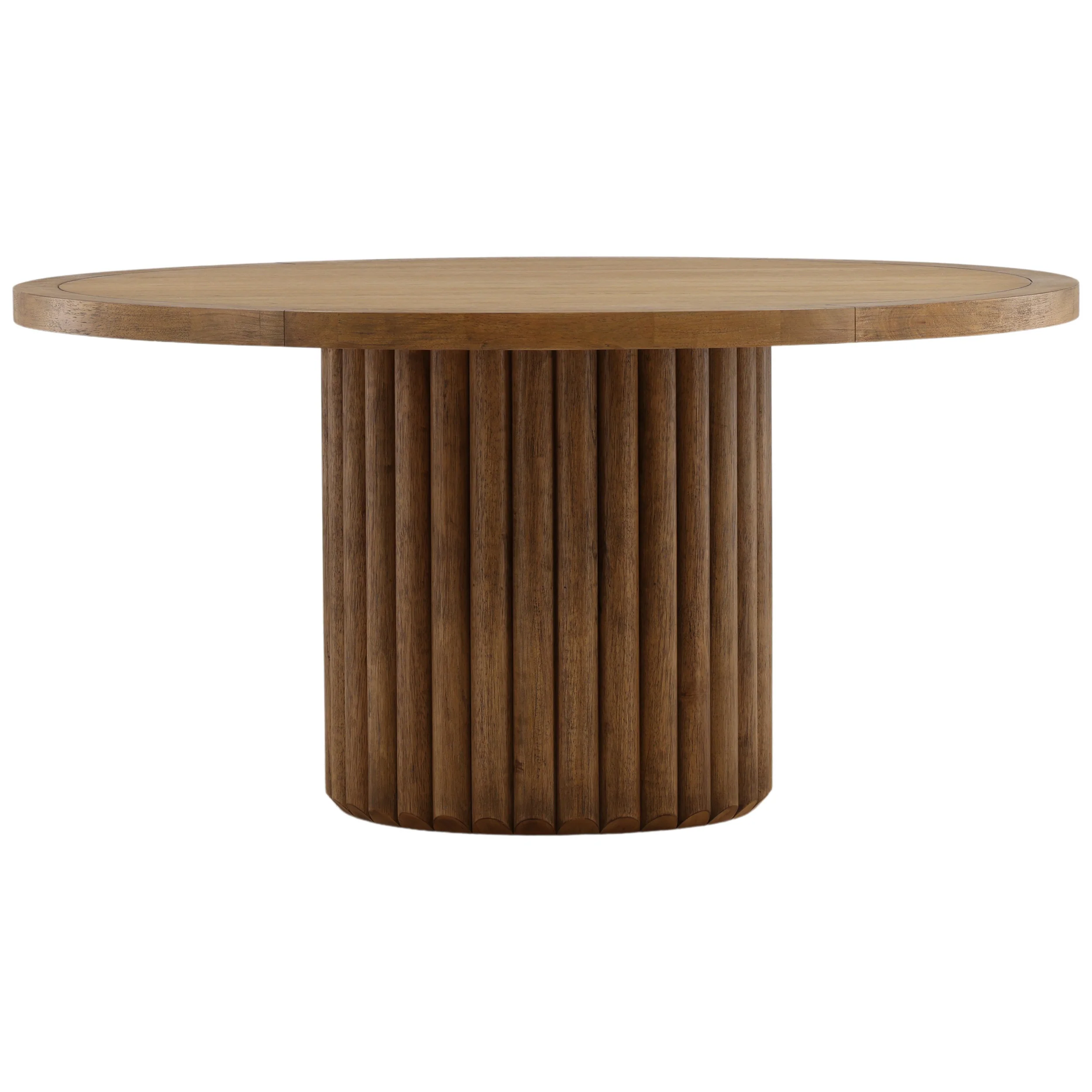 Henley Round Dining Table, Dark Brown