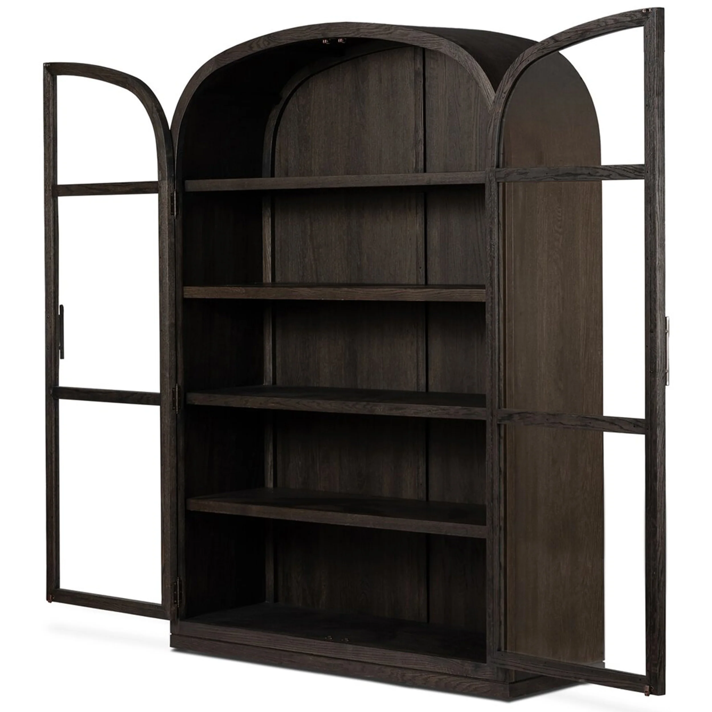 Hepburn Wide Cabinet, Dark Anthracite by Four Hands - Image 4