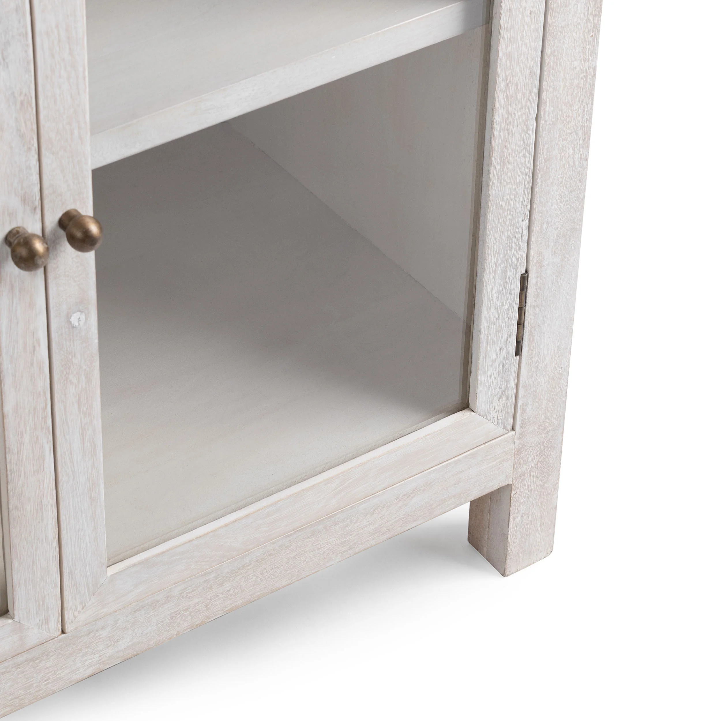Hera 4 Door Buffet, Creamwood - Image 4
