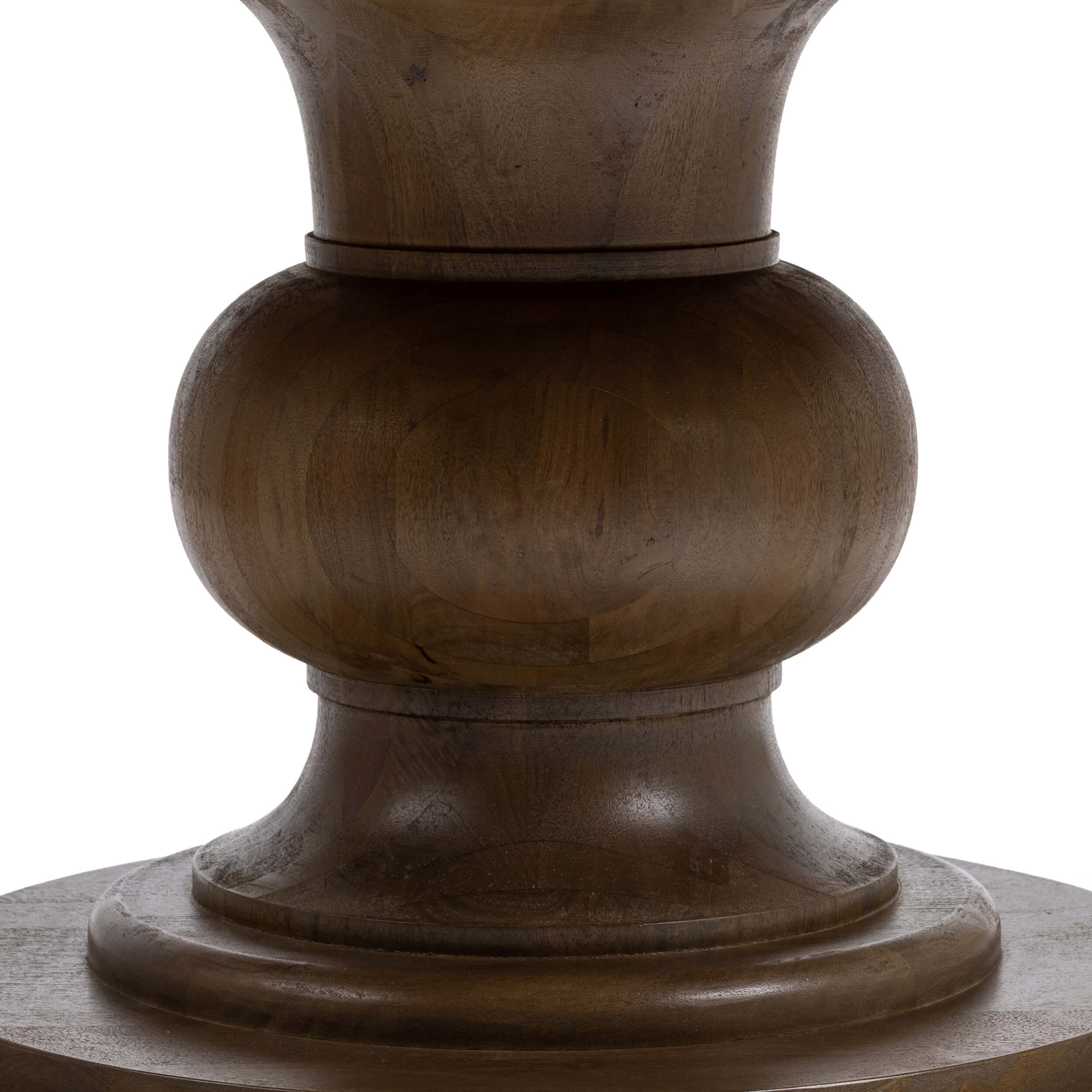 Hera Round Dining Table, Pecan Brown - Image 9