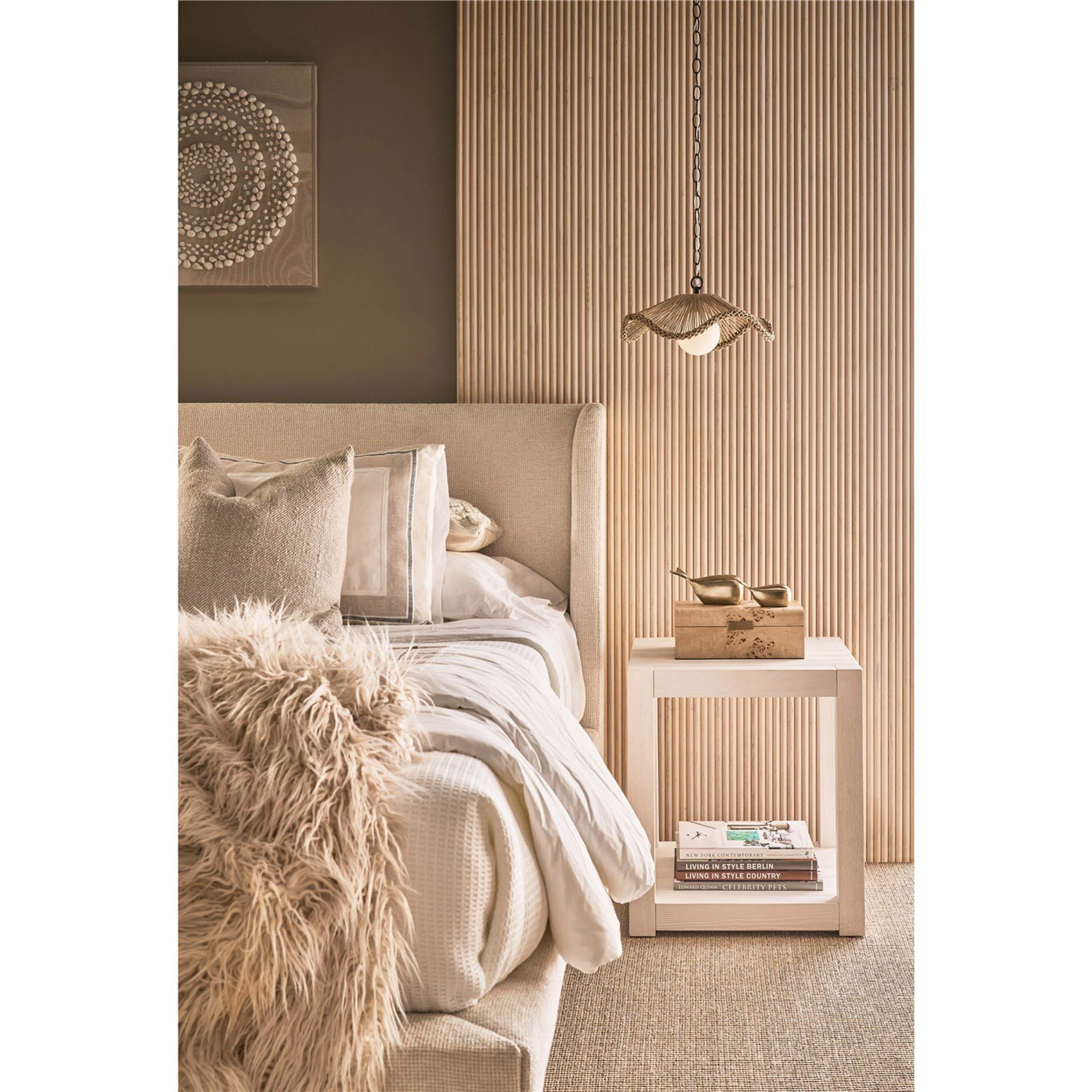 Hermosa Square End Table, White Sand - Image 3