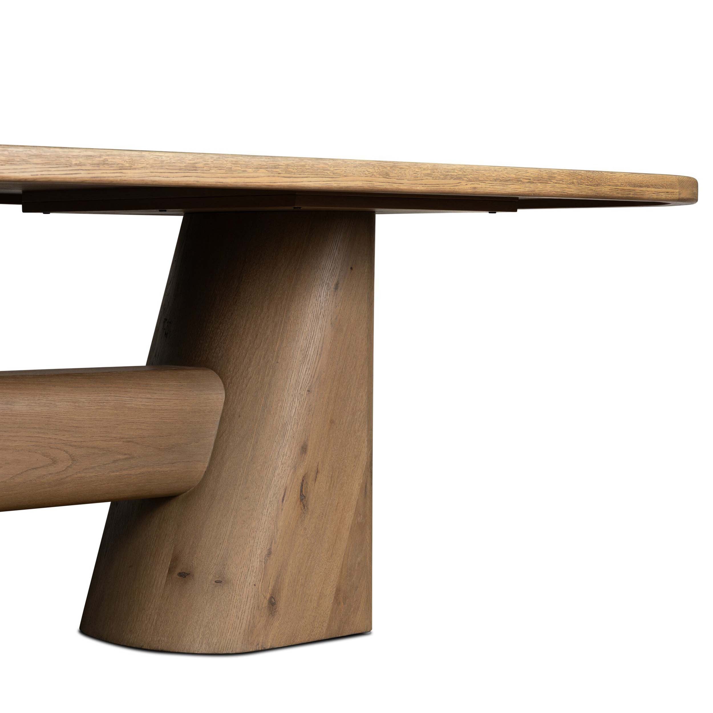 Herschel Dining Table, Drifted Oak by Four Hands - Image 7