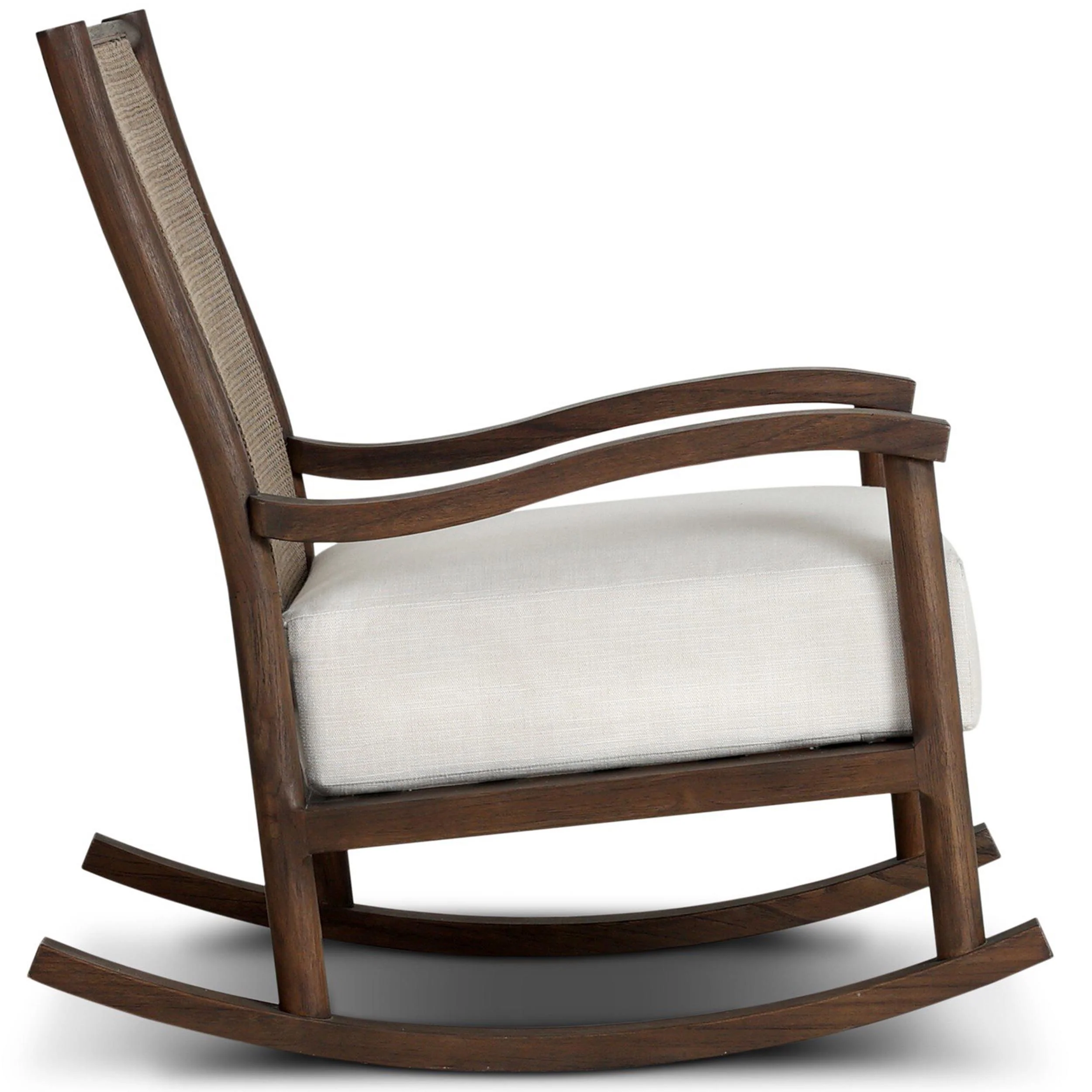 Herston Outdoor Rocking Chair, Vergo Cream by Four Hands - Image 3
