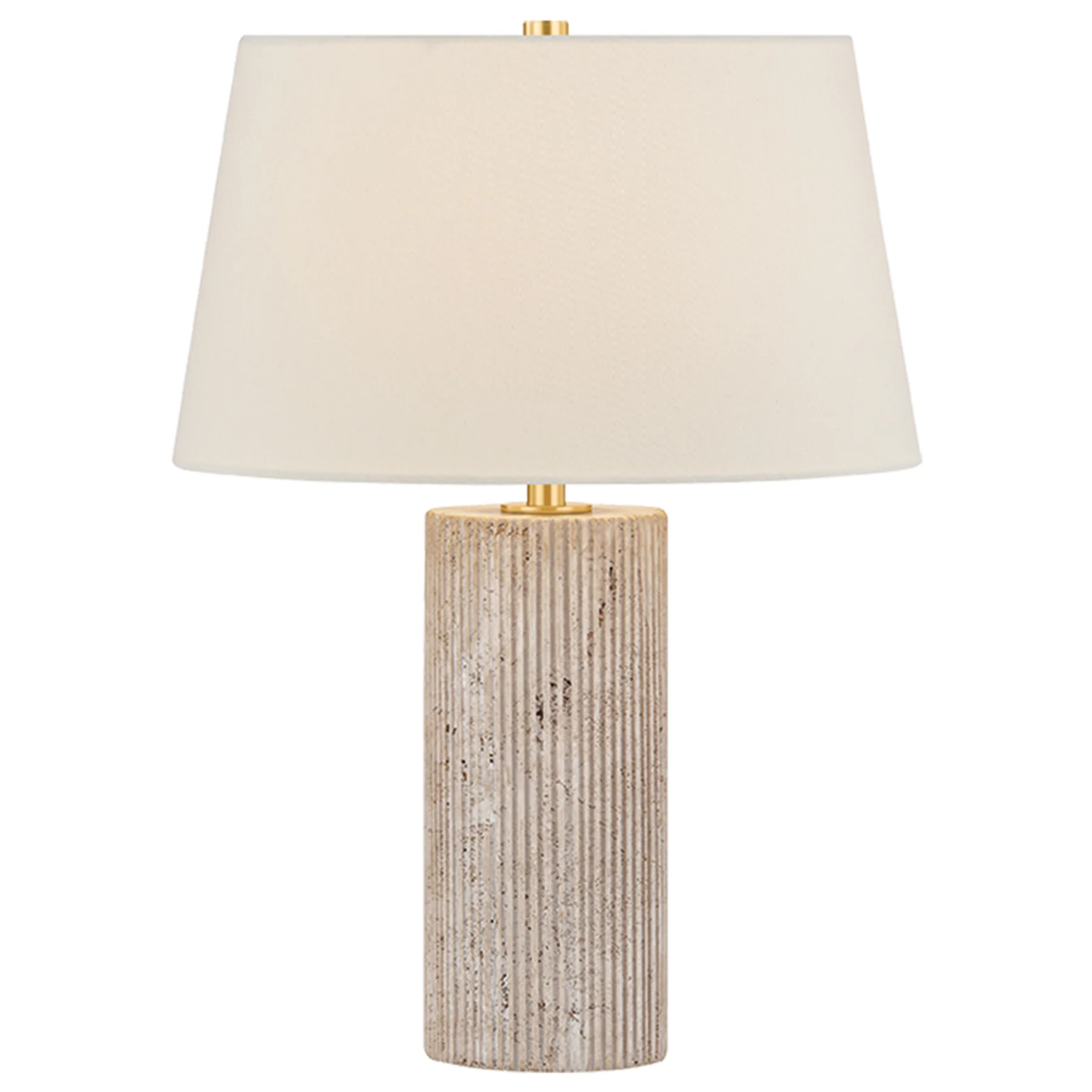 Highland Mills Table Lamp, Aged Brass