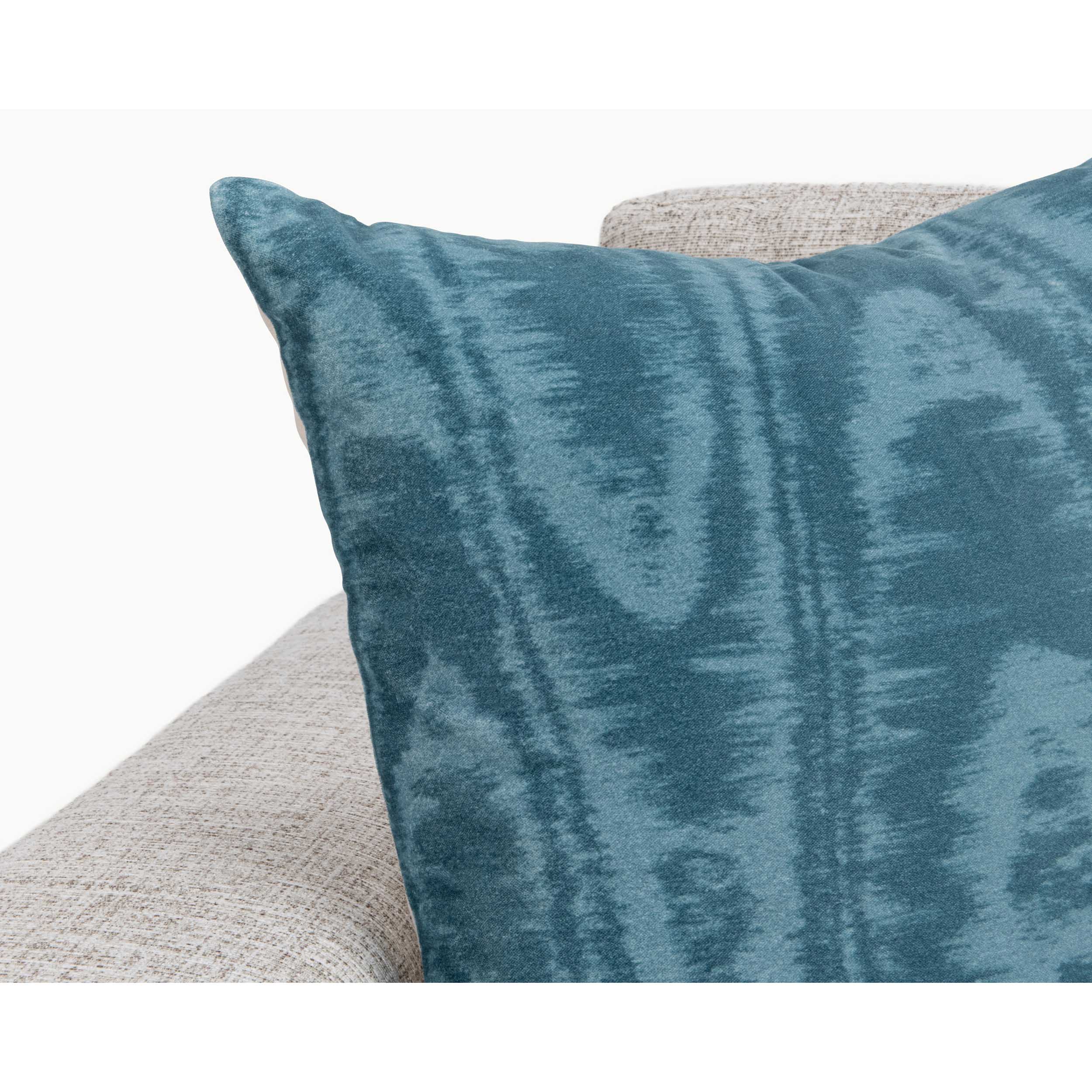 Hildene Pillow, Chambray Blue - Image 4