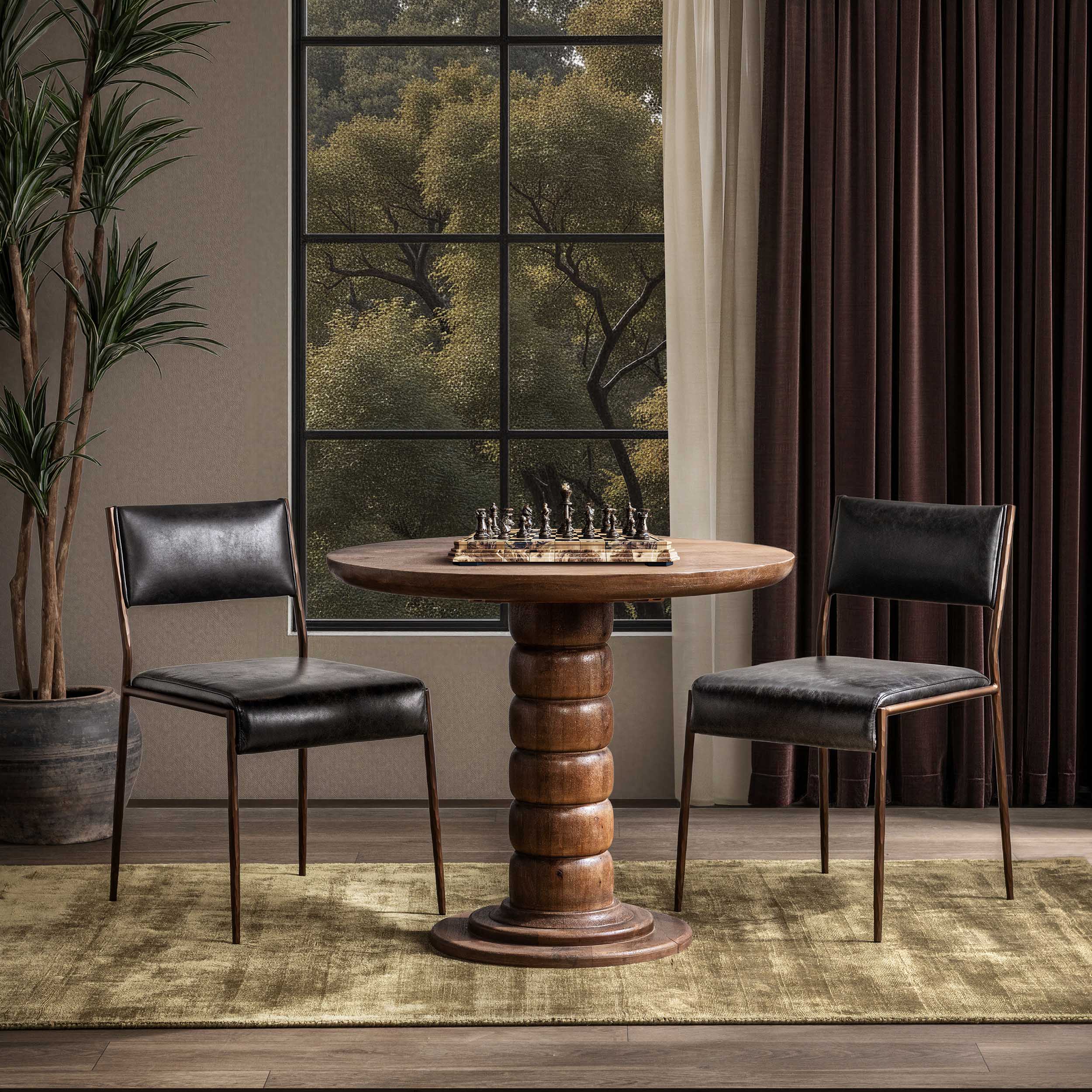 Hillrose Dining Table, Pecan Brown - Image 4