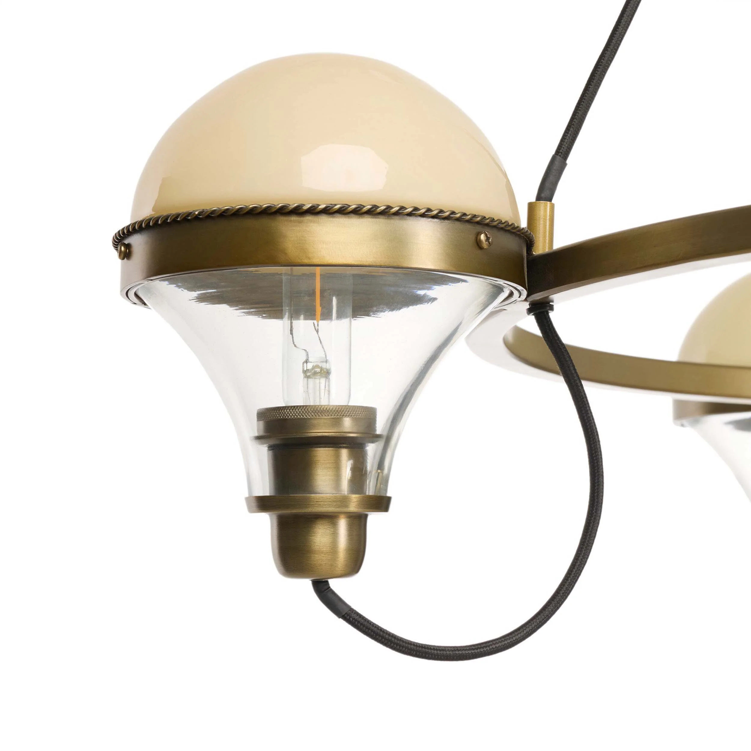 Hockley Chandelier, Aged Antique Brass by Four Hands - Image 4