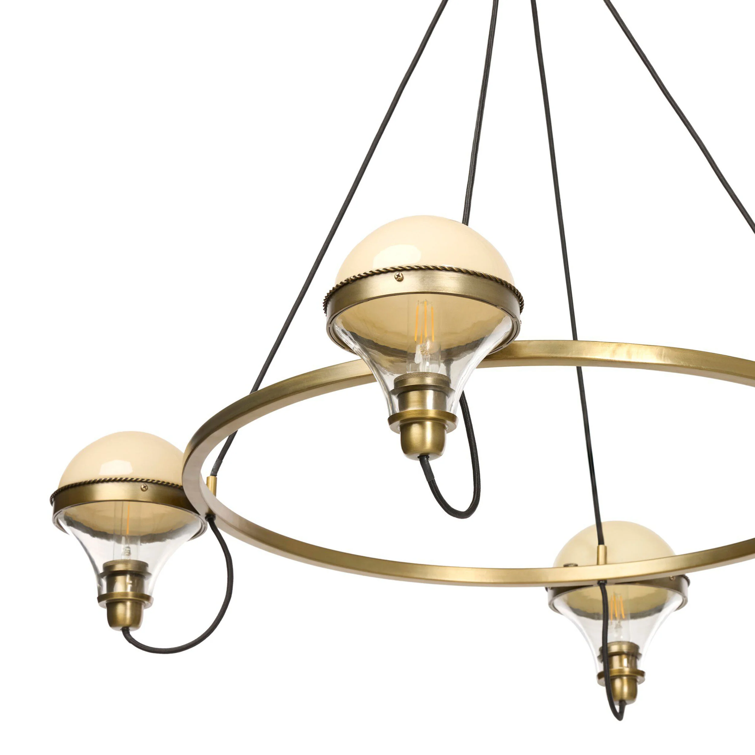 Hockley Chandelier, Aged Antique Brass by Four Hands - Image 5