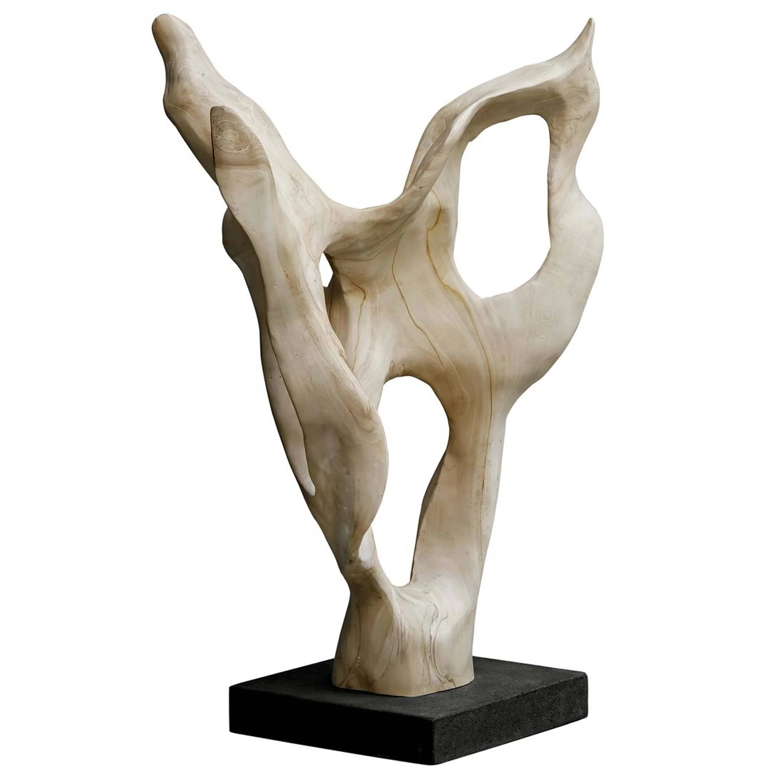 Hollow Form Sculpture, Bleached Natural - Image 2