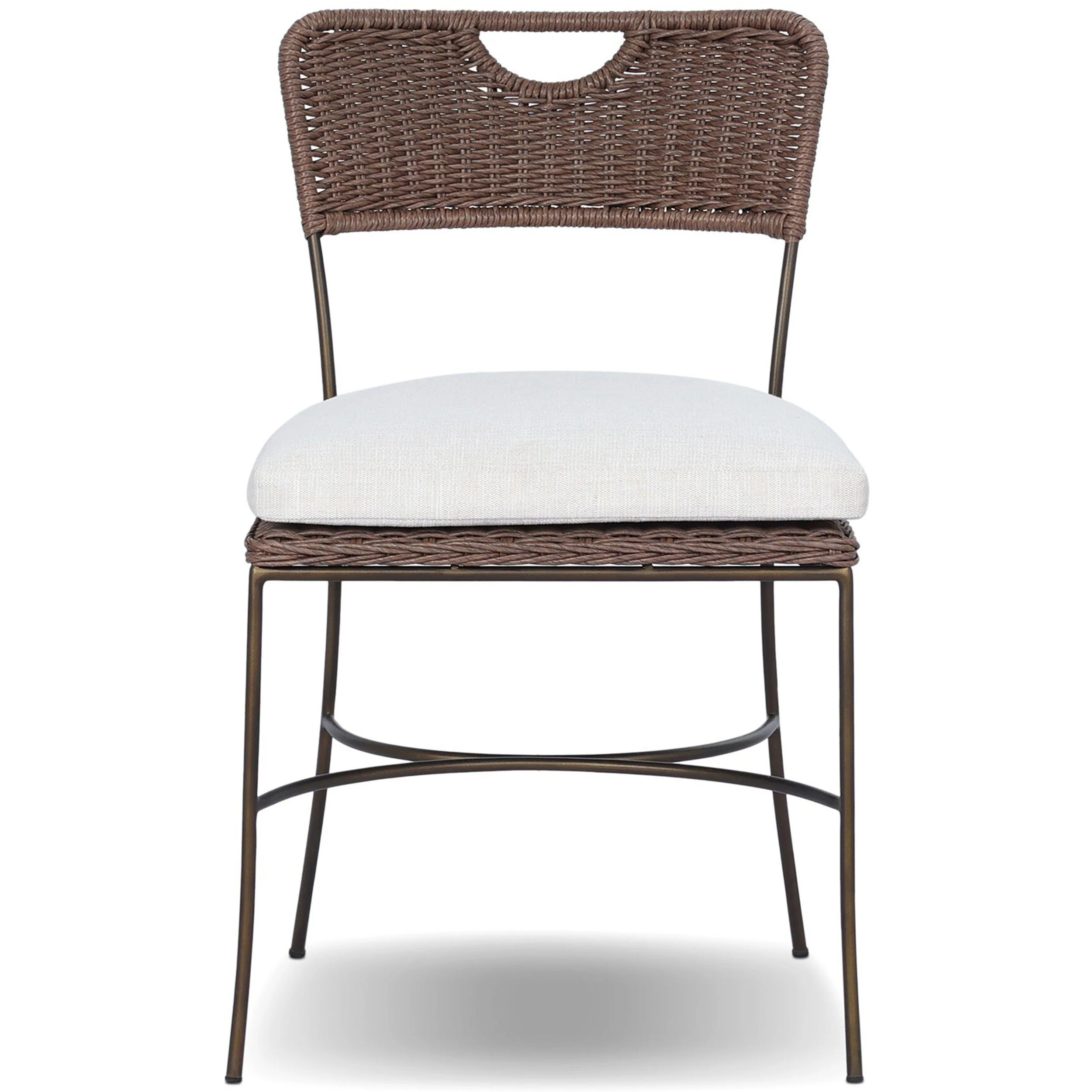 Honor Outdoor Dining Chair, Cream, Set of 2 by Four Hands - Image 2