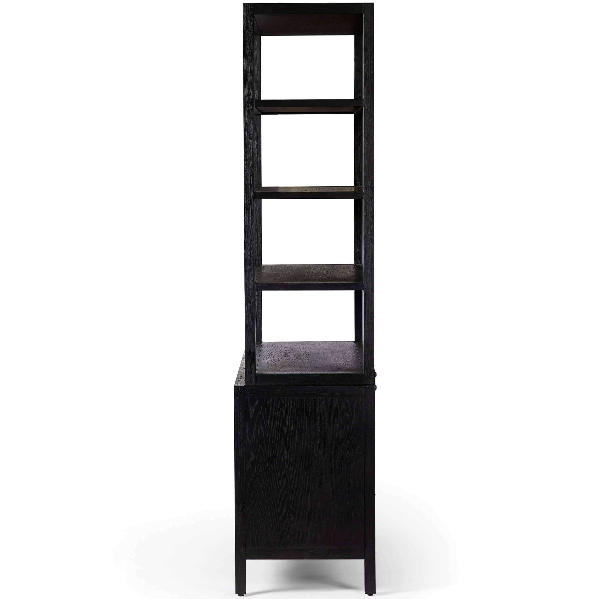 Hopkins Bookcase, Brushed Ebony by Four Hands - Image 3