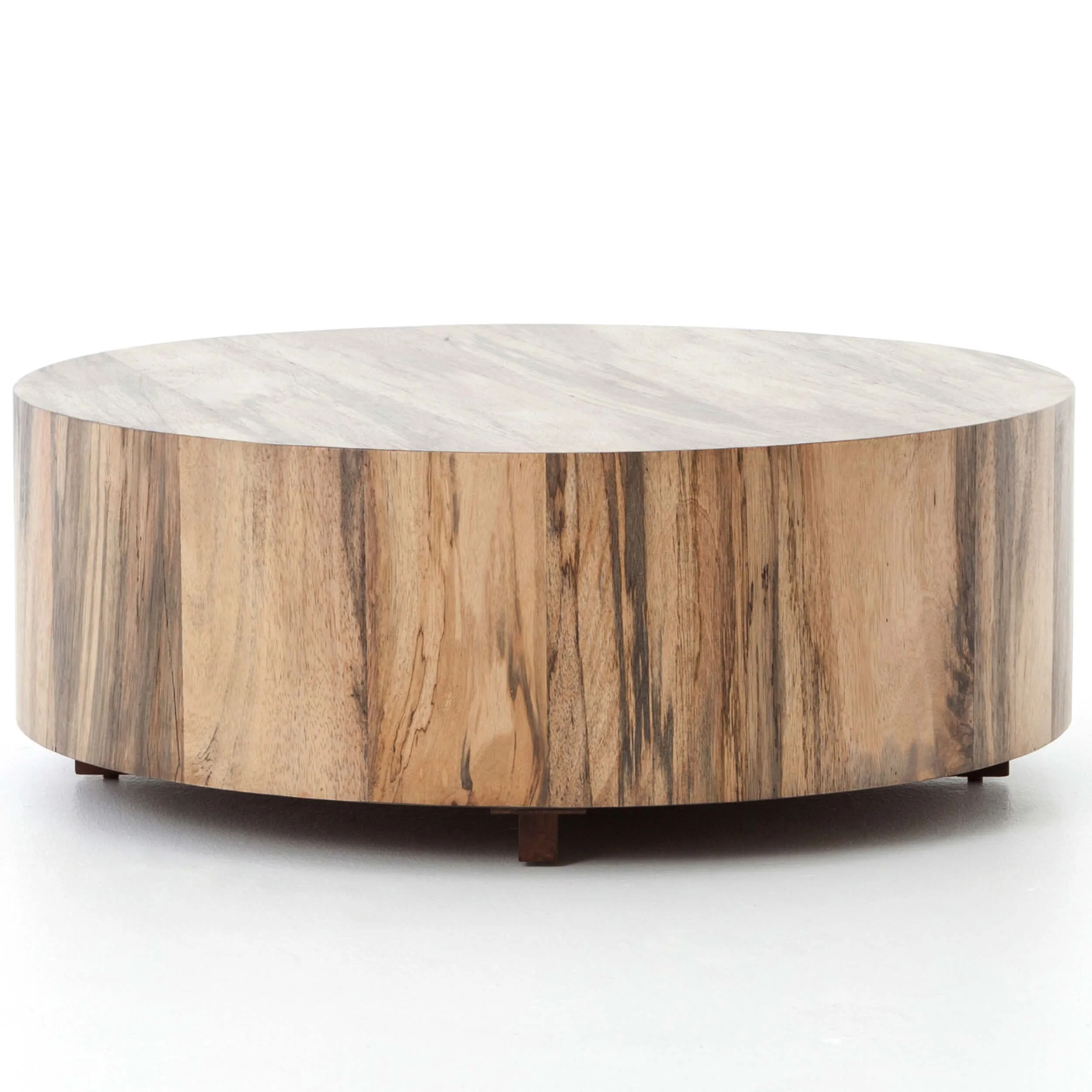 Hudson Round Coffee Table, Spalted Primavera by Four Hands - Image 2