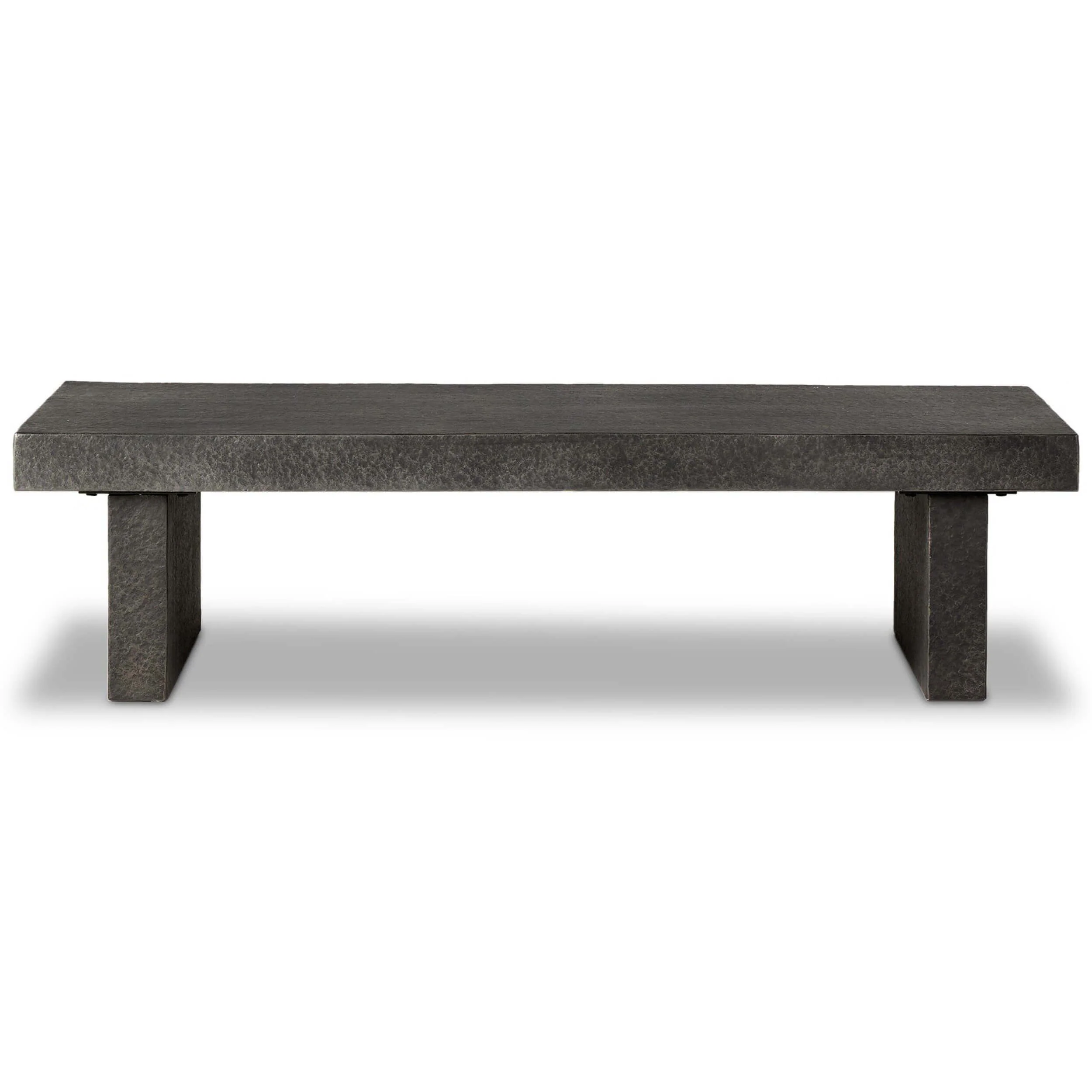 Huesca Outdoor Coffee Table, Distressed Graphite by Four Hands - Image 2