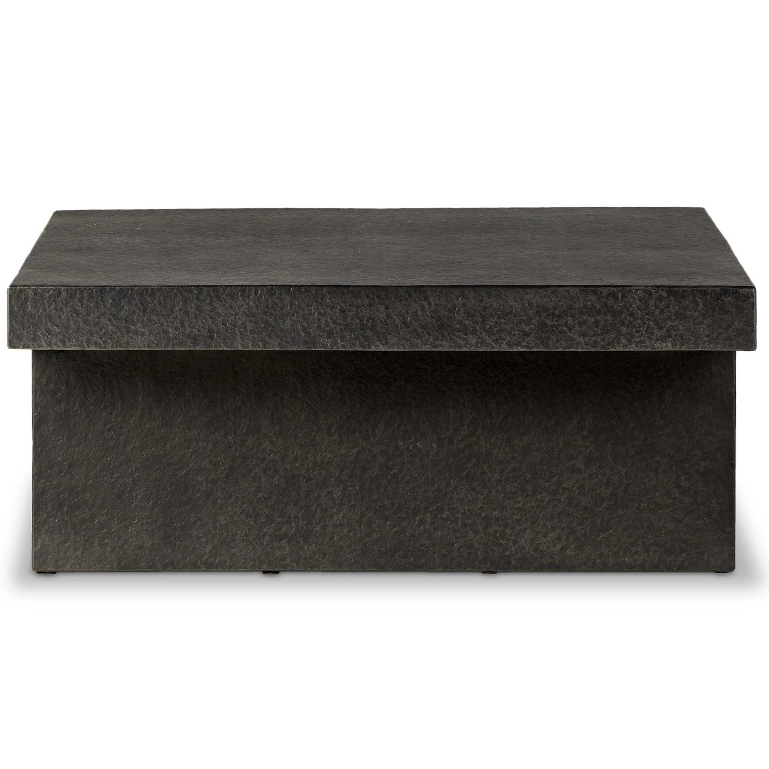 Huesca Outdoor Coffee Table, Distressed Graphite by Four Hands - Image 3
