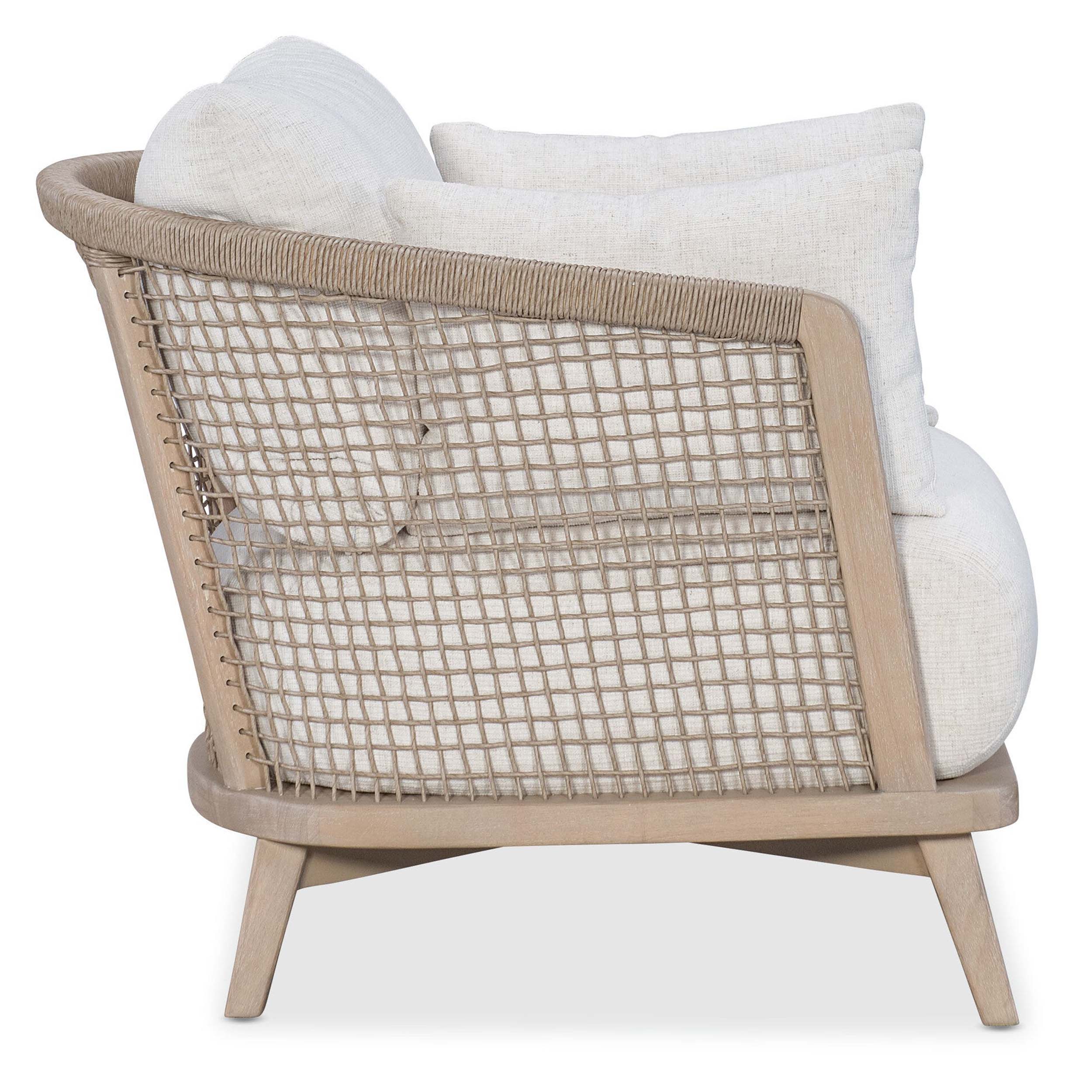 Hula Girl Accent Chair, Bedford Snow - Image 3