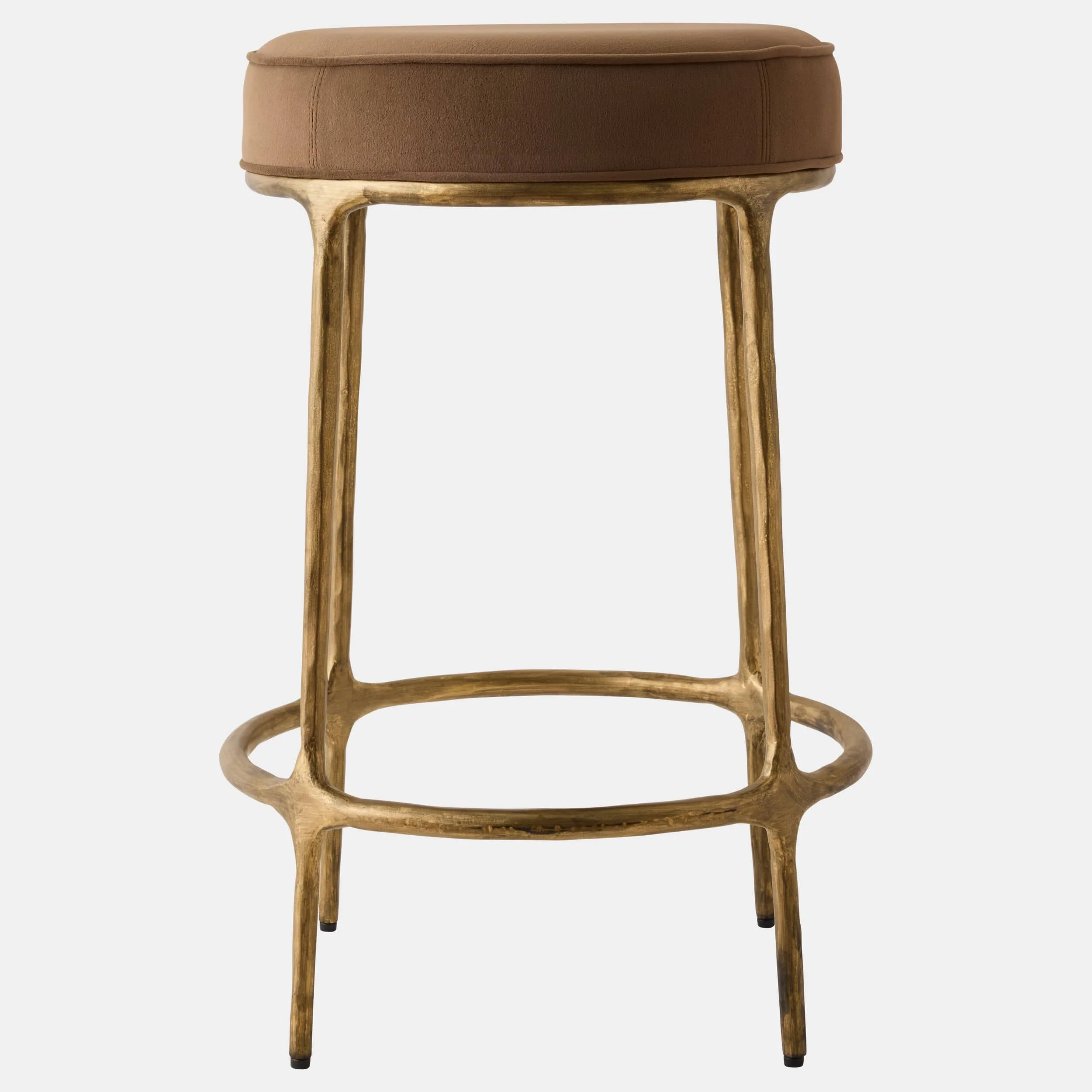 Hunter Stool, Antique Gold - Image 2