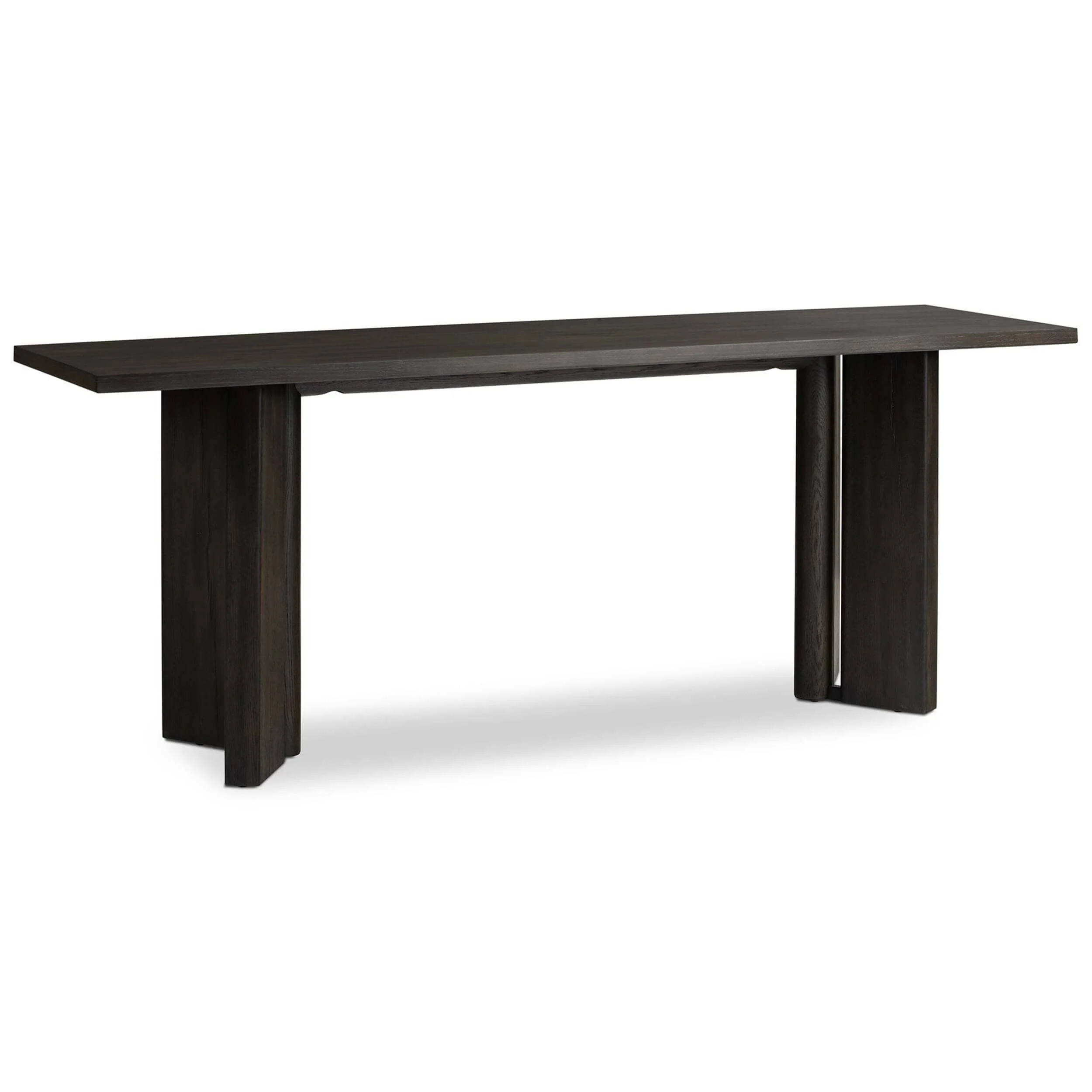 Huxley Console Table, Smoked Black by Four Hands