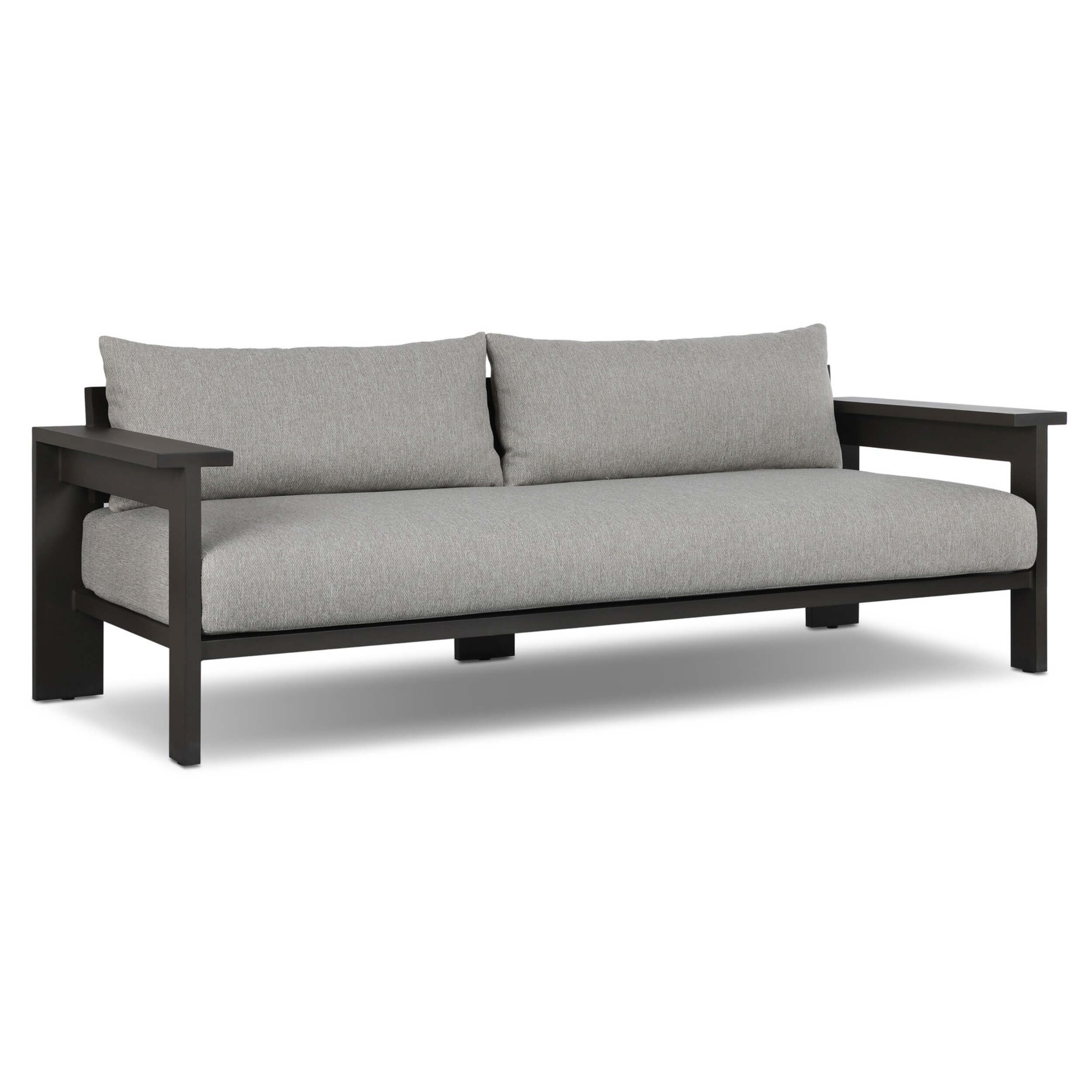 Hyder Outdoor Sofa, Concha Fog by Four Hands