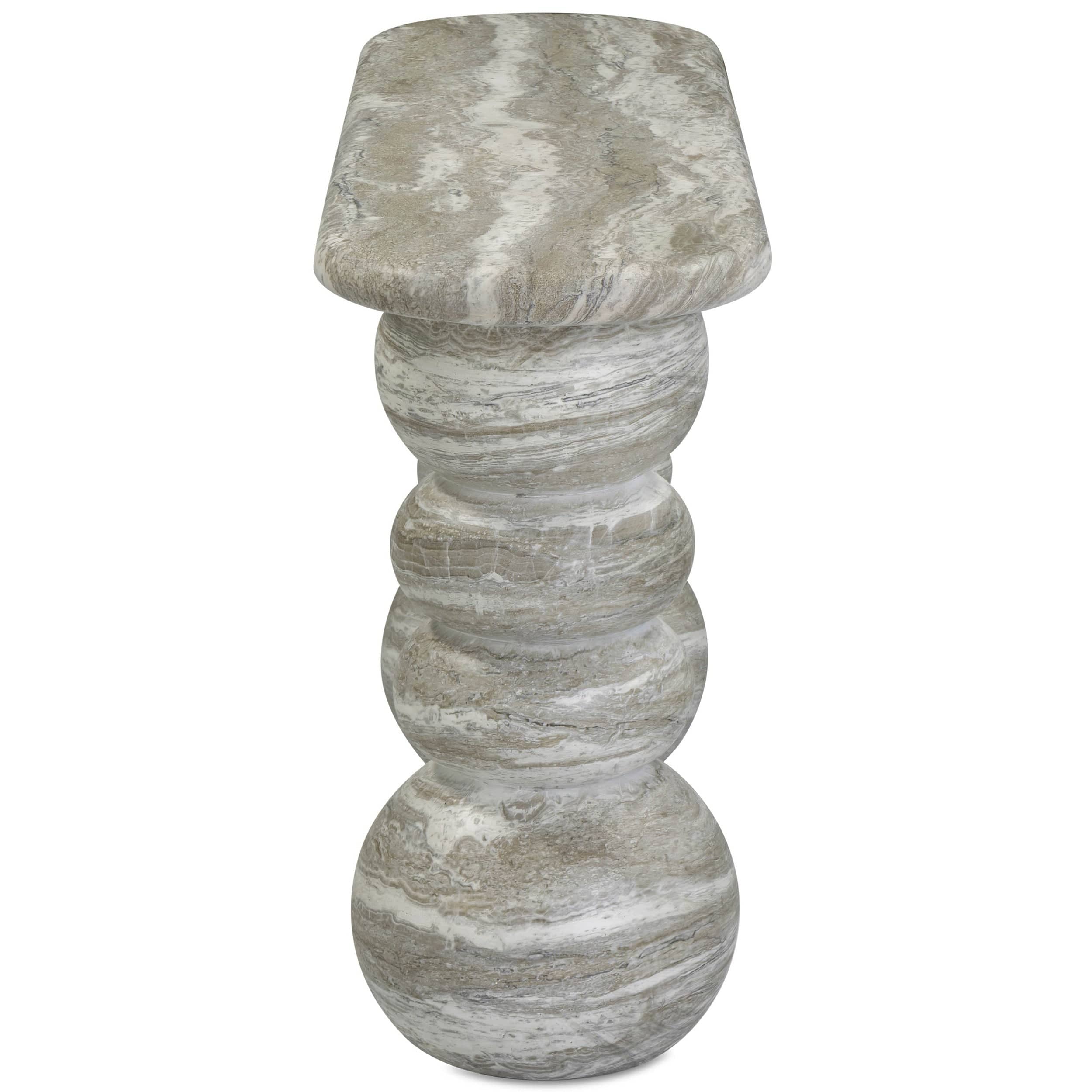 Hyre Outdoor Console Table, Natural Stone - Image 3
