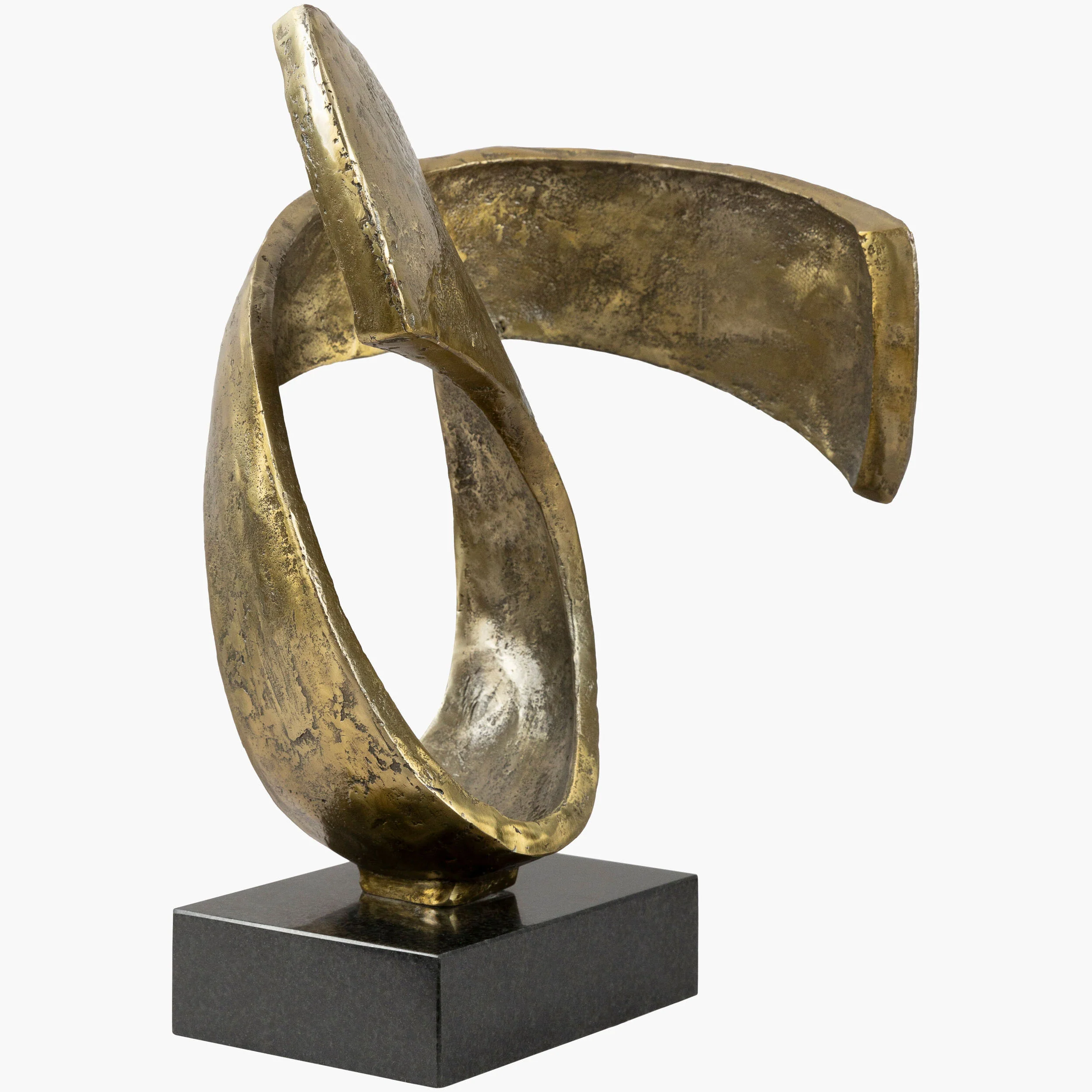 Icaro Sculpture, Antiqued Gold - Image 2