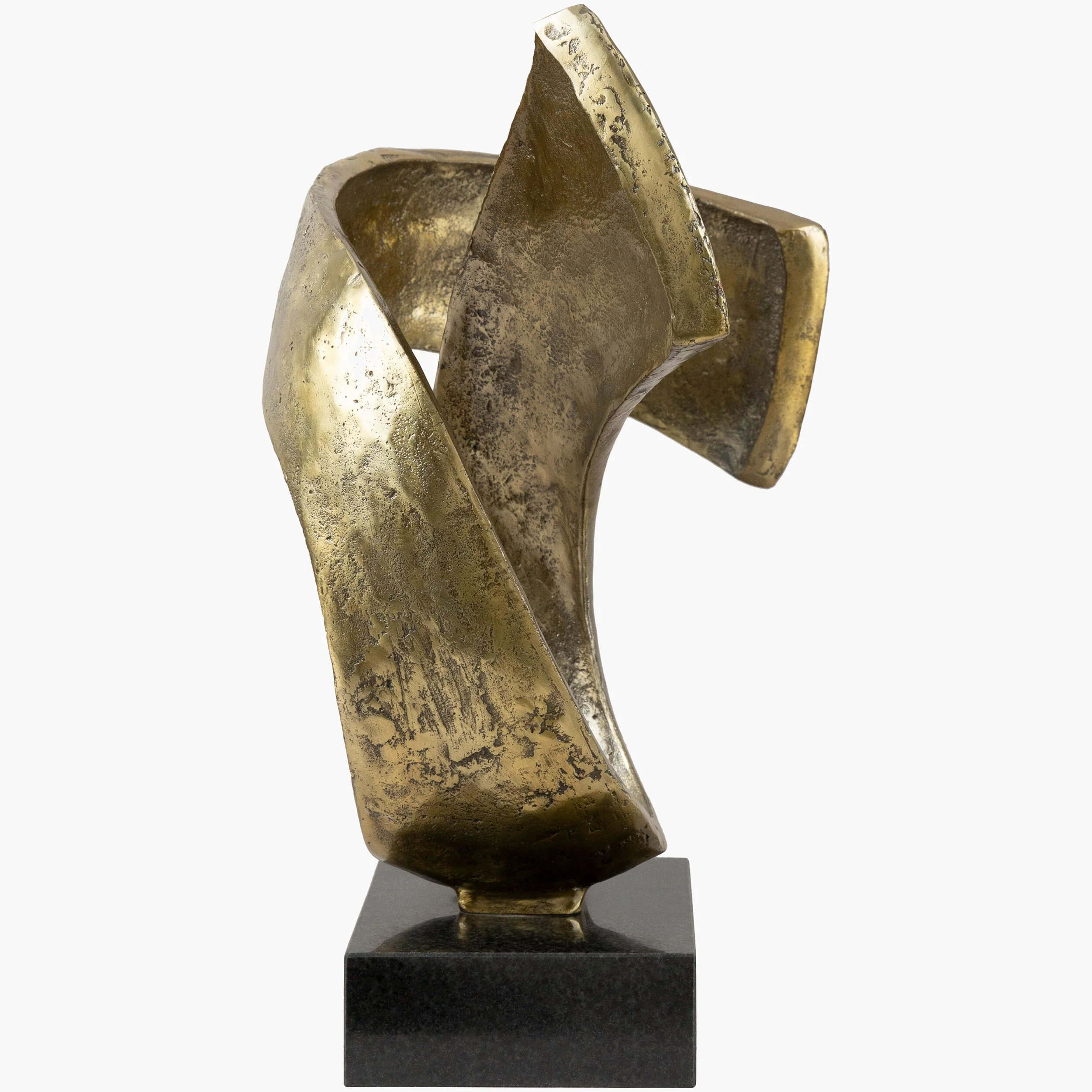 Icaro Sculpture, Antiqued Gold - Image 3