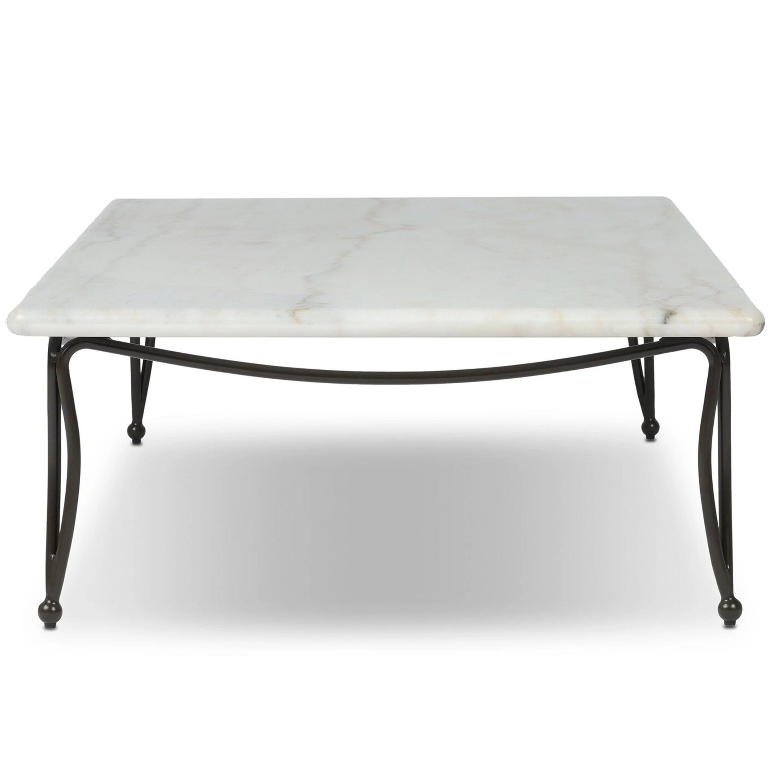 Idalia Outdoor Coffee Table, White by Four Hands - Image 3