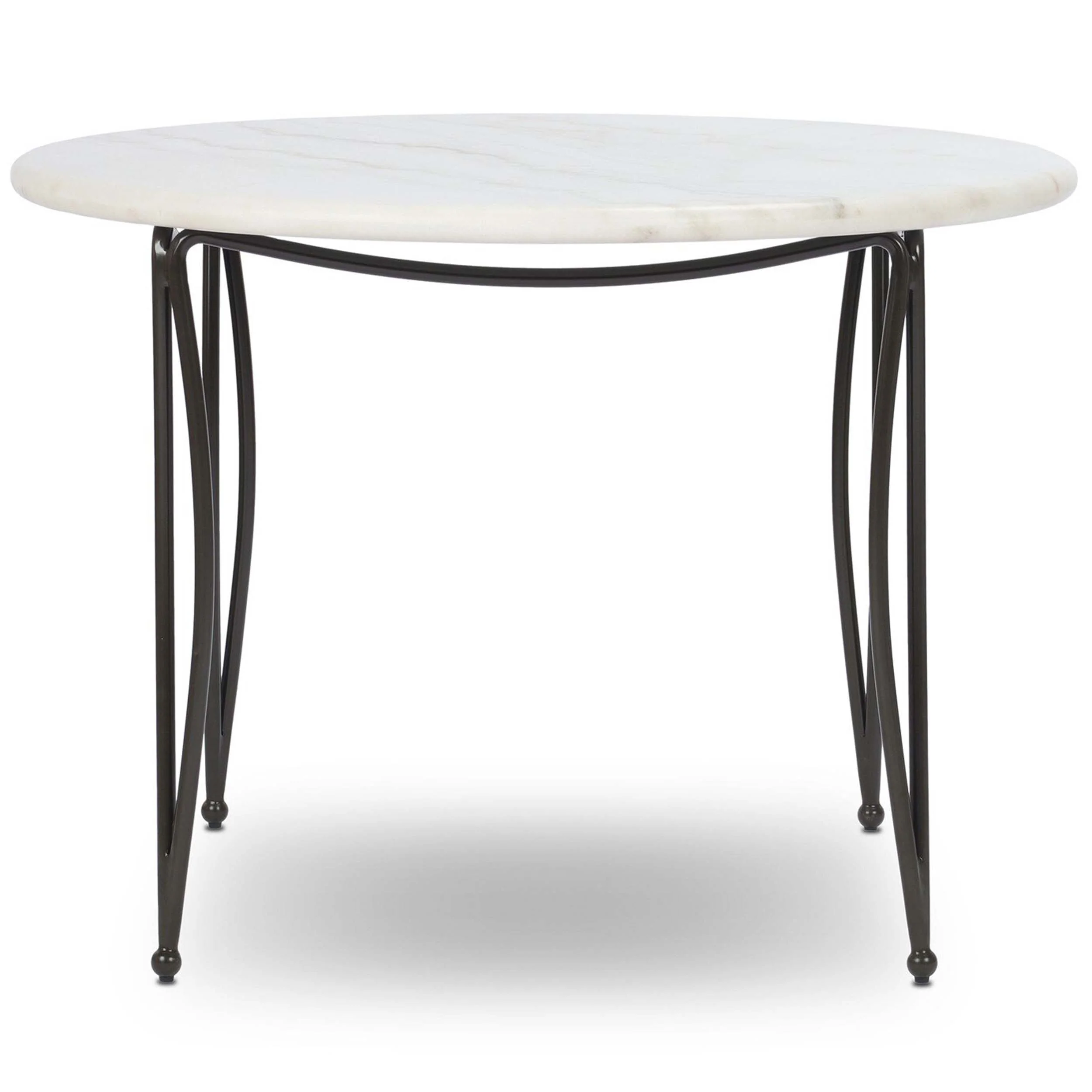 Idalia Outdoor Dining Table, White by Four Hands - Image 2