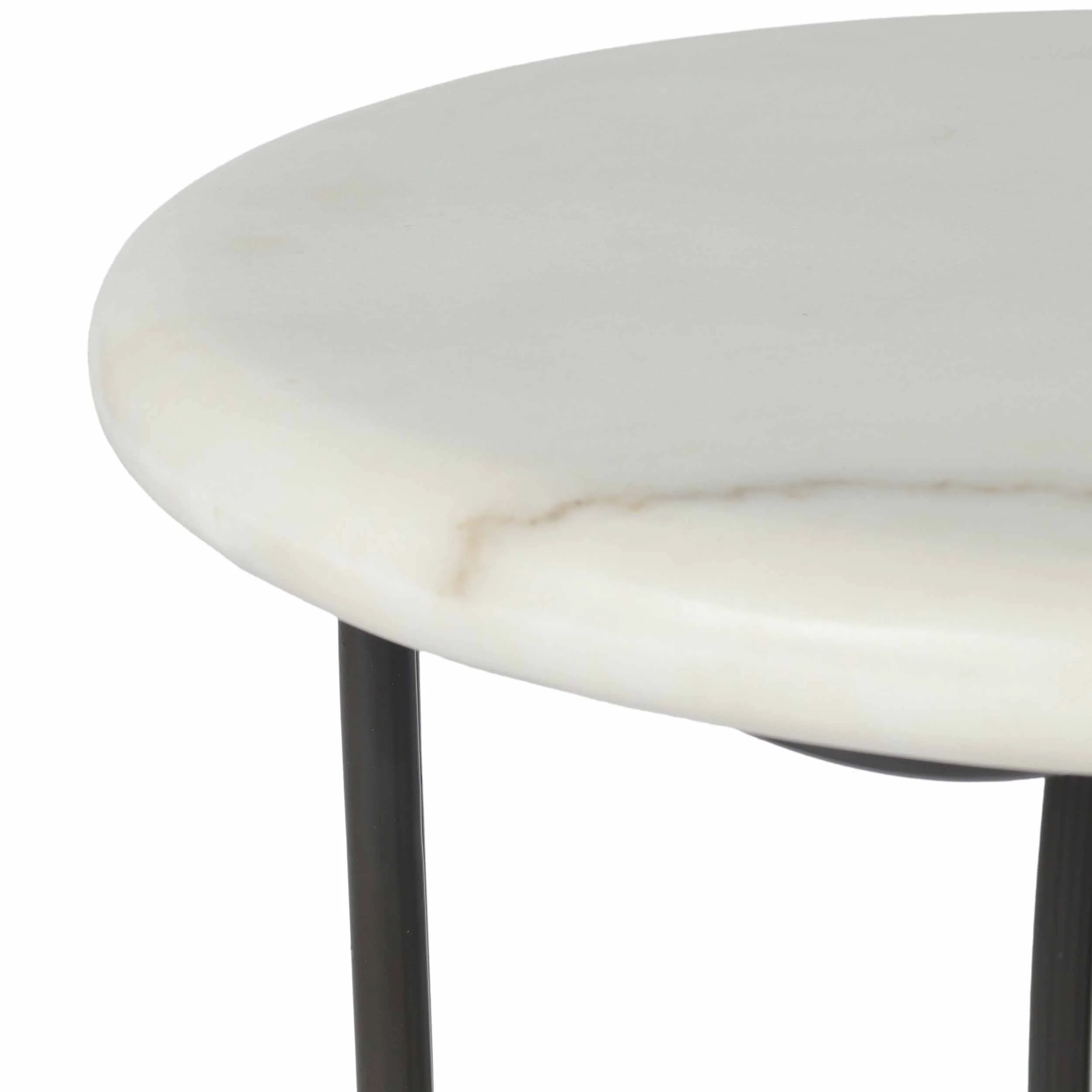 Idalia Outdoor End Table, White by Four Hands - Image 6